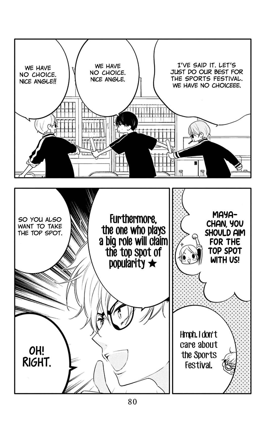 Koi ni Mudaguchi Chapter 28 page 17 - Chapter 28: Top spot and overthrowing the elites.