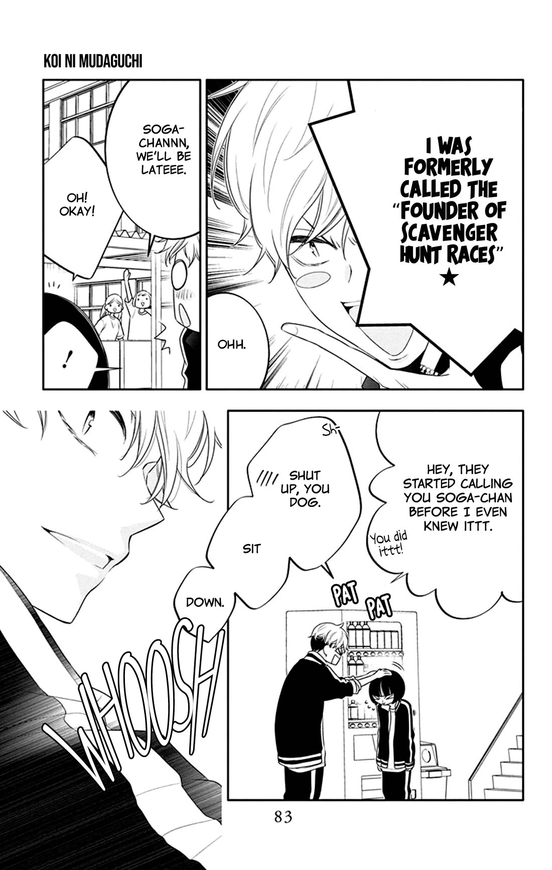 Koi ni Mudaguchi Chapter 28 page 20 - Chapter 28: Top spot and overthrowing the elites.