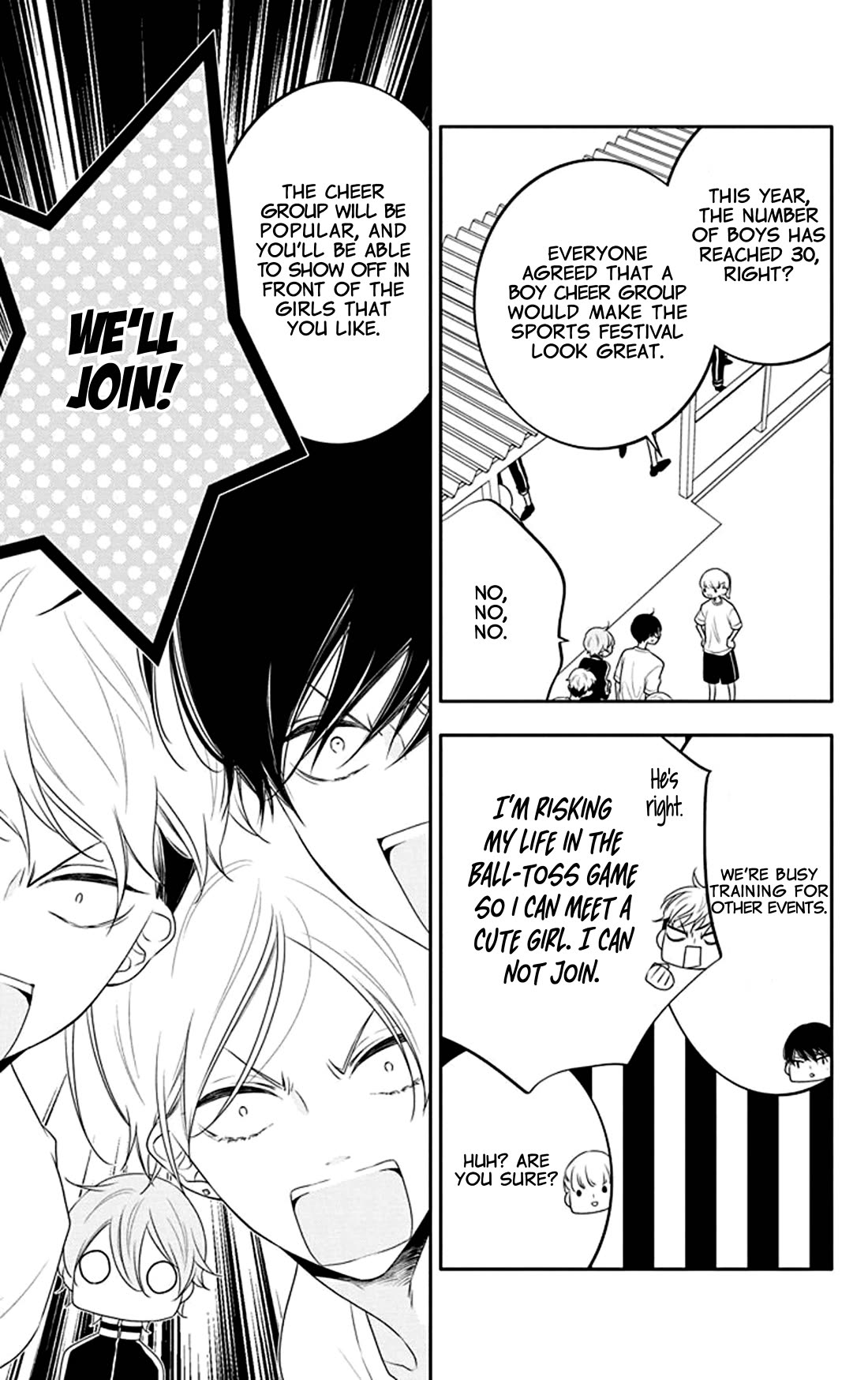 Koi ni Mudaguchi Chapter 29 page 4 - Chapter 29: Rival and misunderstanding.