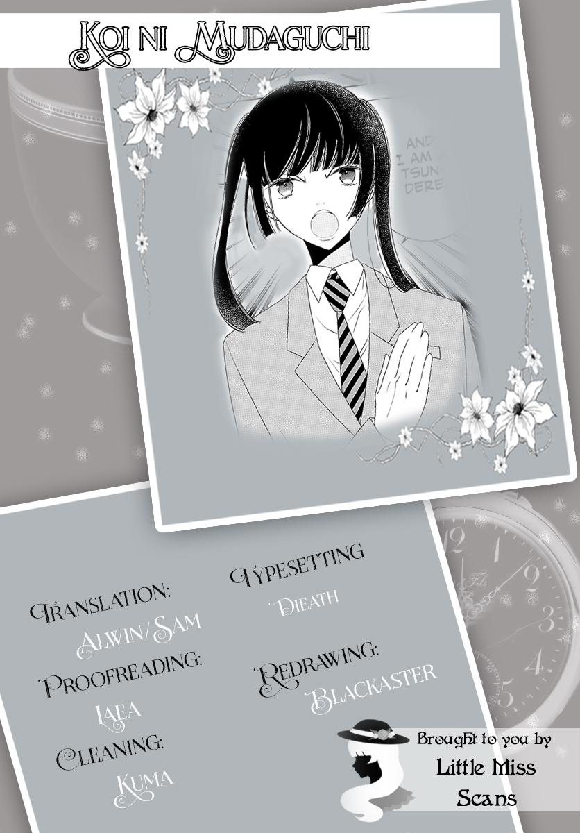 Koi ni Mudaguchi Chapter 3 page 31 - Chapter 3: Flags and Tsundere