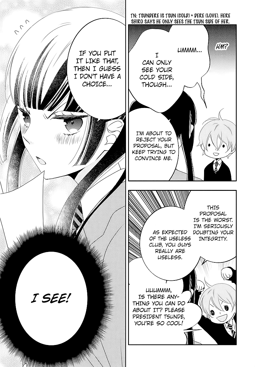 Koi ni Mudaguchi Chapter 3 page 9 - Chapter 3: Flags and Tsundere