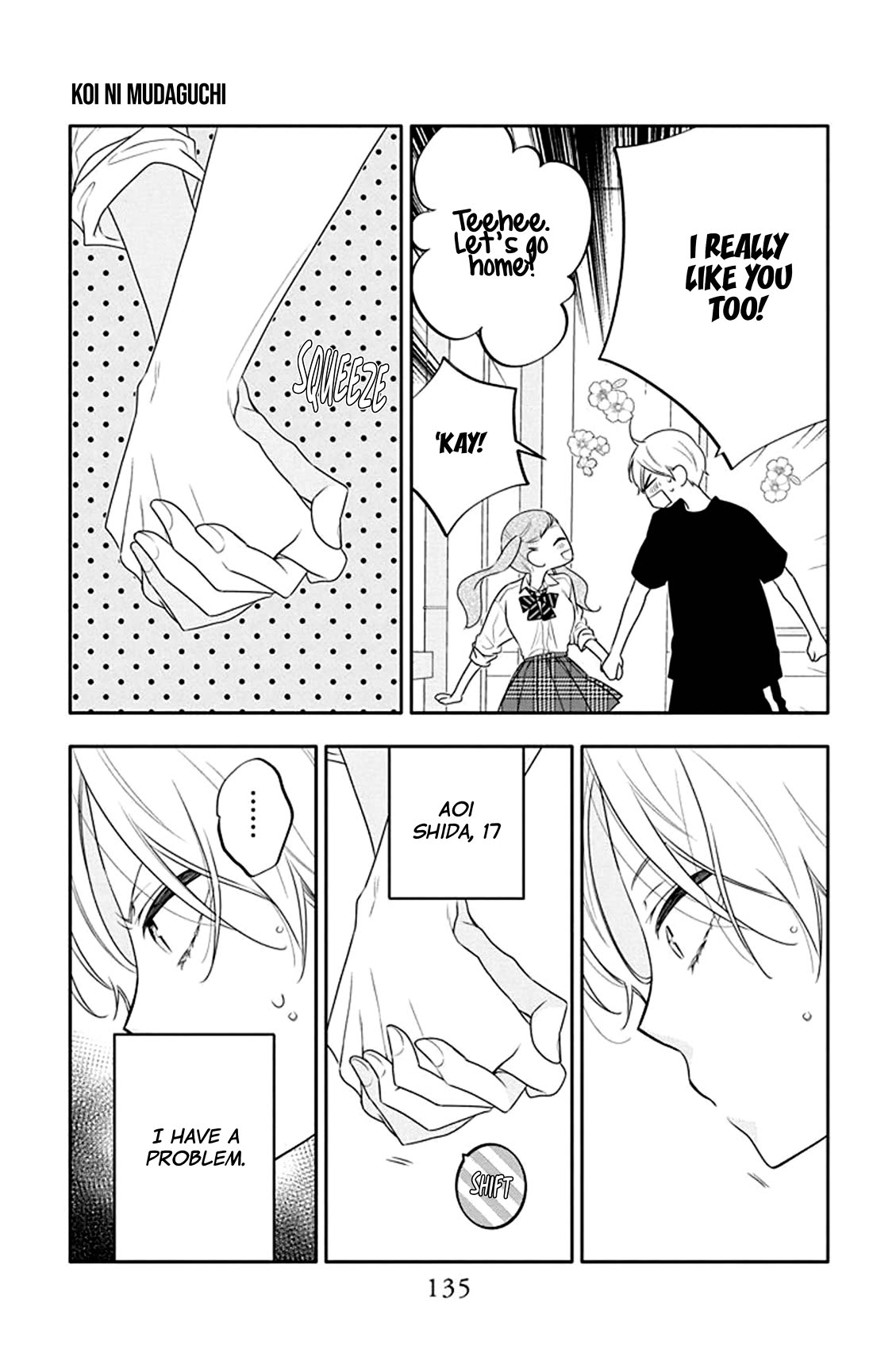 Koi ni Mudaguchi Chapter 30 page 10 - Chapter 30: Smallness and fingers.