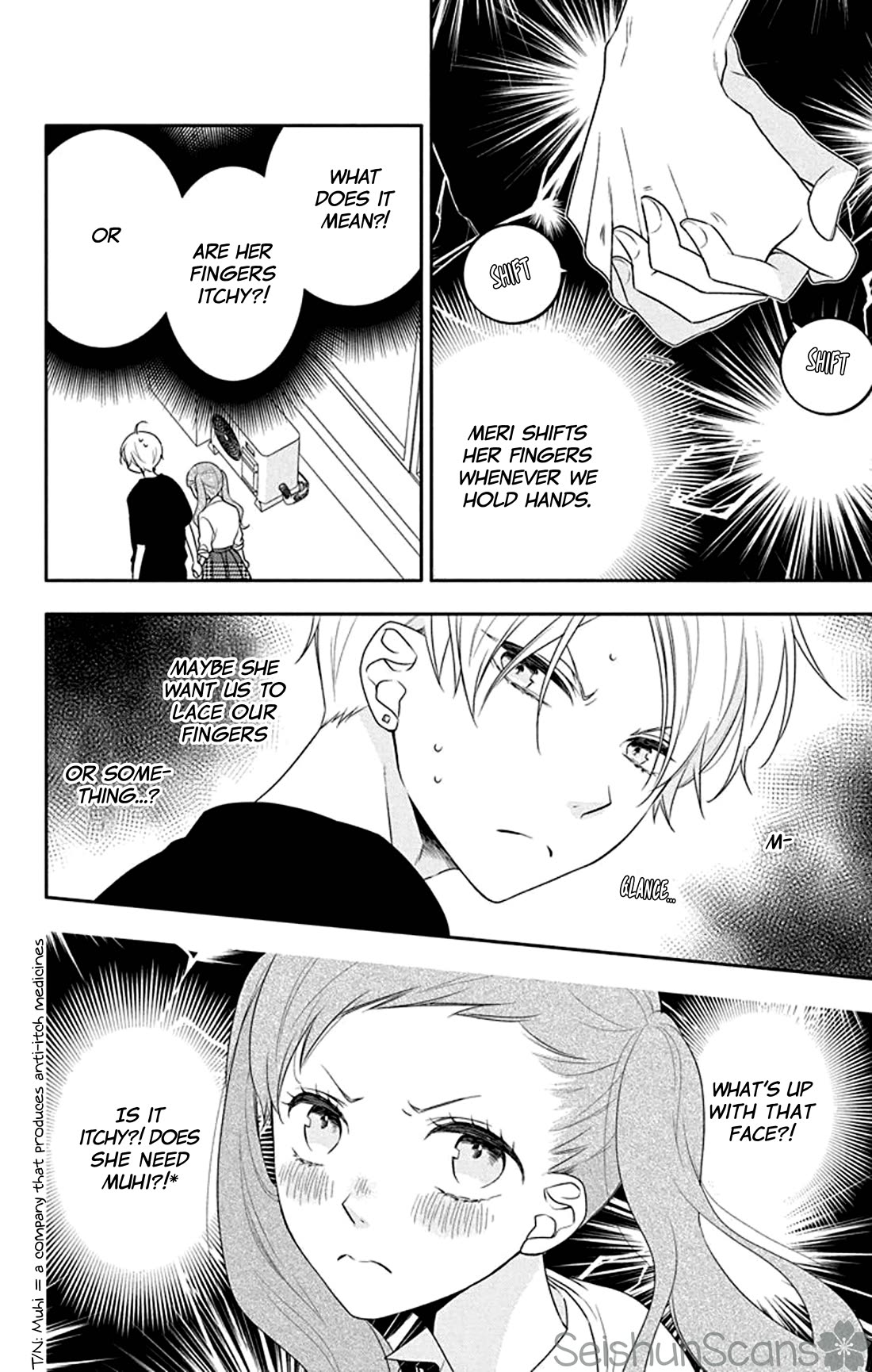 Koi ni Mudaguchi Chapter 30 page 11 - Chapter 30: Smallness and fingers.