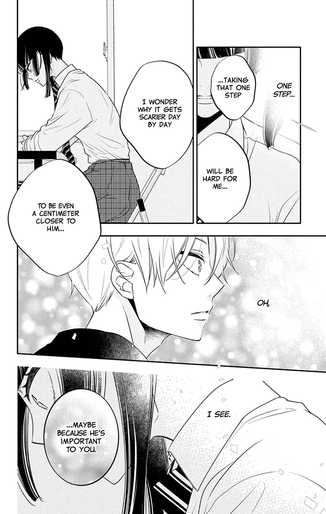 Koi ni Mudaguchi Chapter 30 page 17 - Chapter 30: Smallness and fingers.