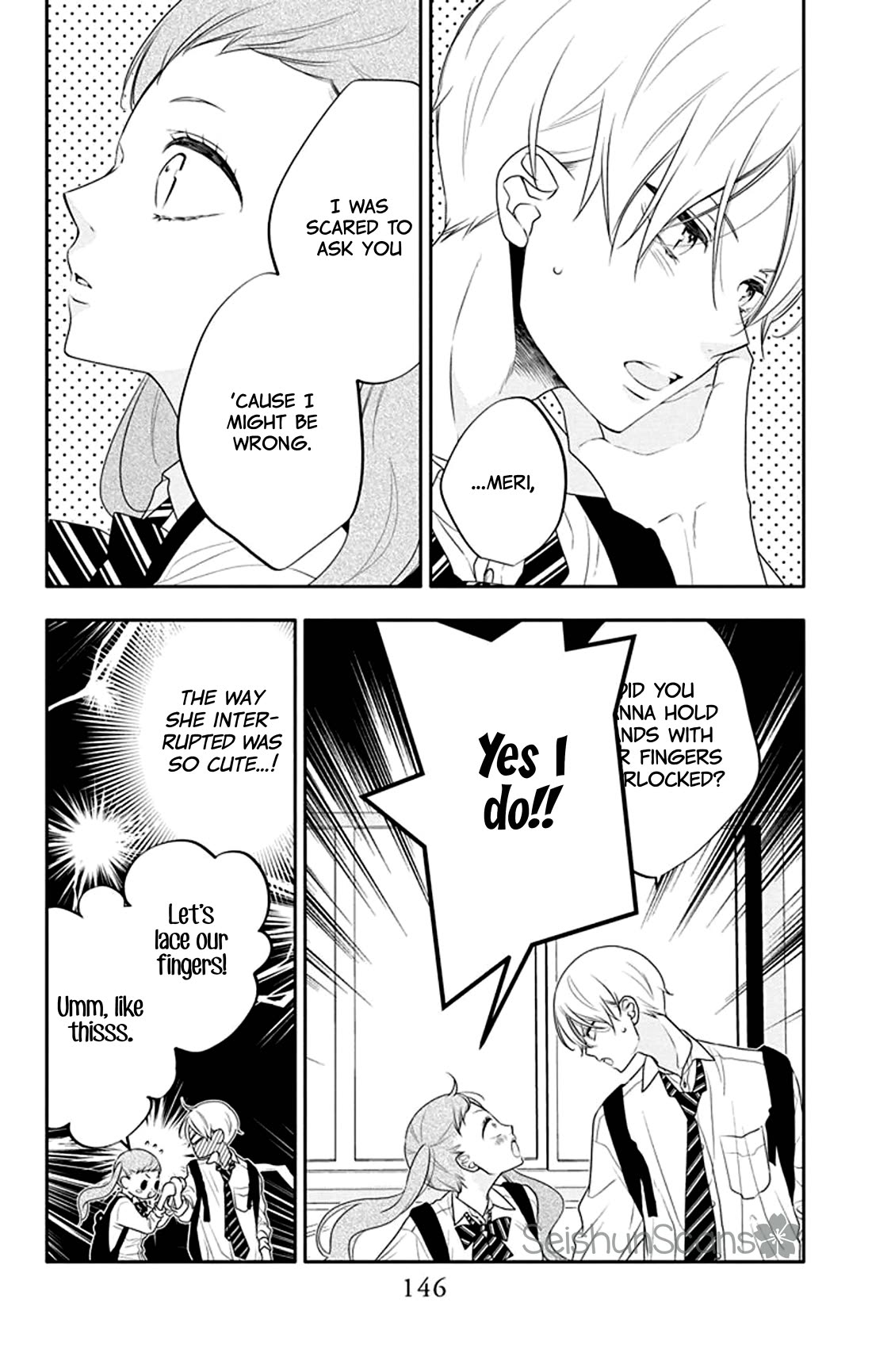 Koi ni Mudaguchi Chapter 30 page 21 - Chapter 30: Smallness and fingers.