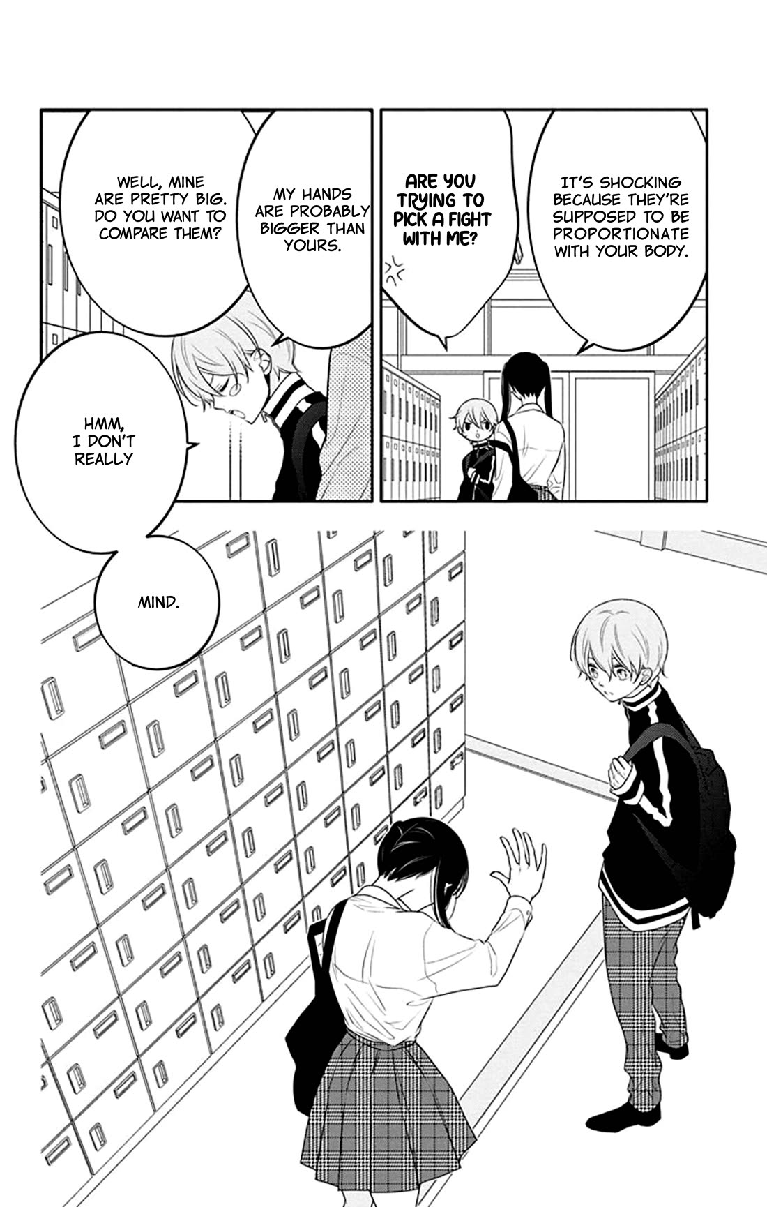Koi ni Mudaguchi Chapter 30 page 25 - Chapter 30: Smallness and fingers.