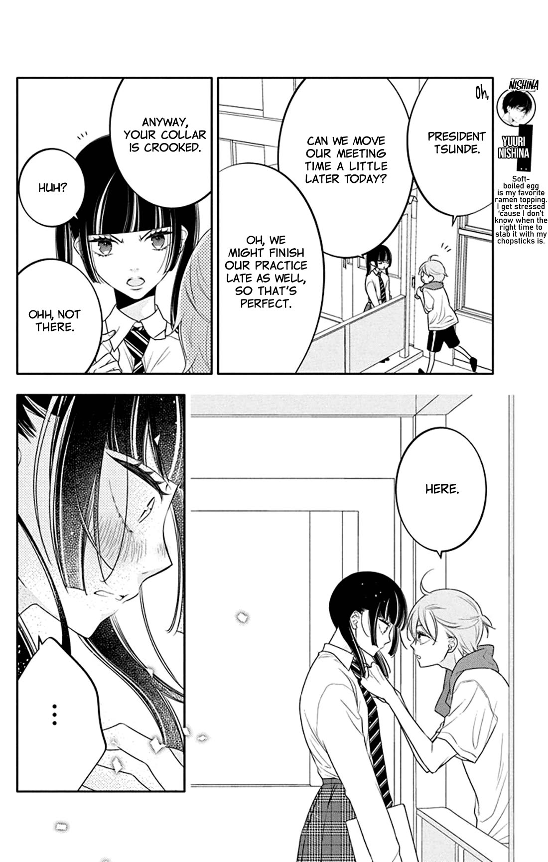 Koi ni Mudaguchi Chapter 30 page 5 - Chapter 30: Smallness and fingers.
