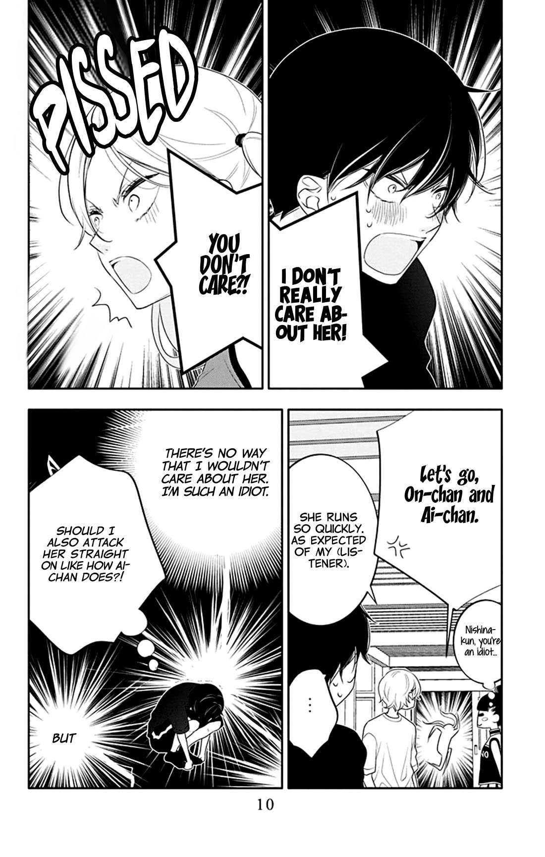 Koi ni Mudaguchi Chapter 31 page 12 - Chapter 31: Mistake and kiss.
