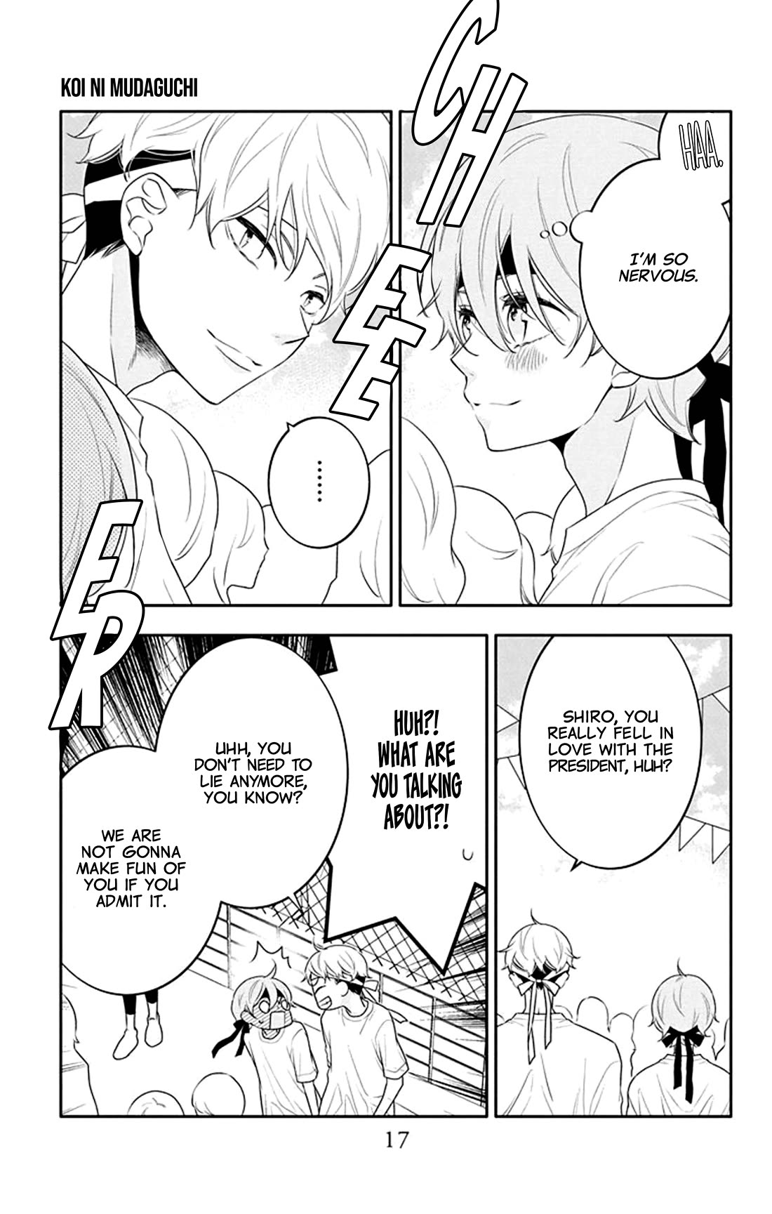 Koi ni Mudaguchi Chapter 31 page 19 - Chapter 31: Mistake and kiss.