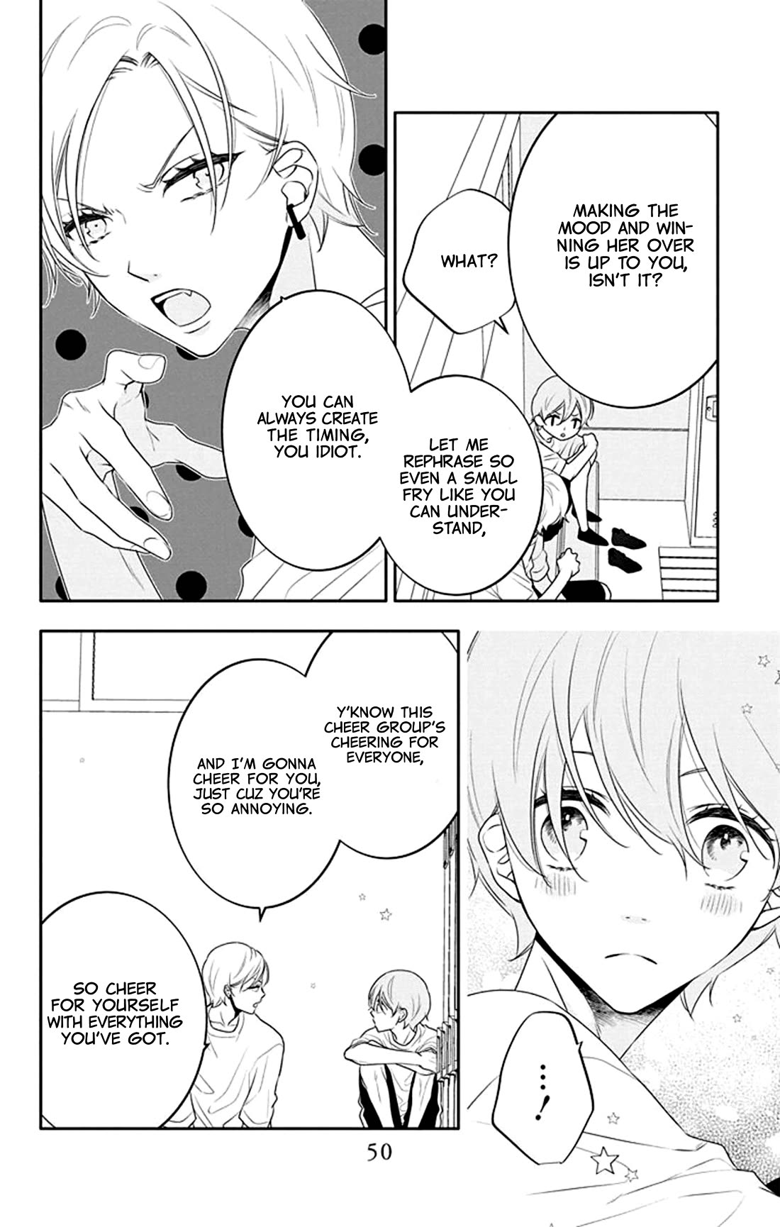 Koi ni Mudaguchi Chapter 32 page 17 - Chapter 32: Smile and cheer group.