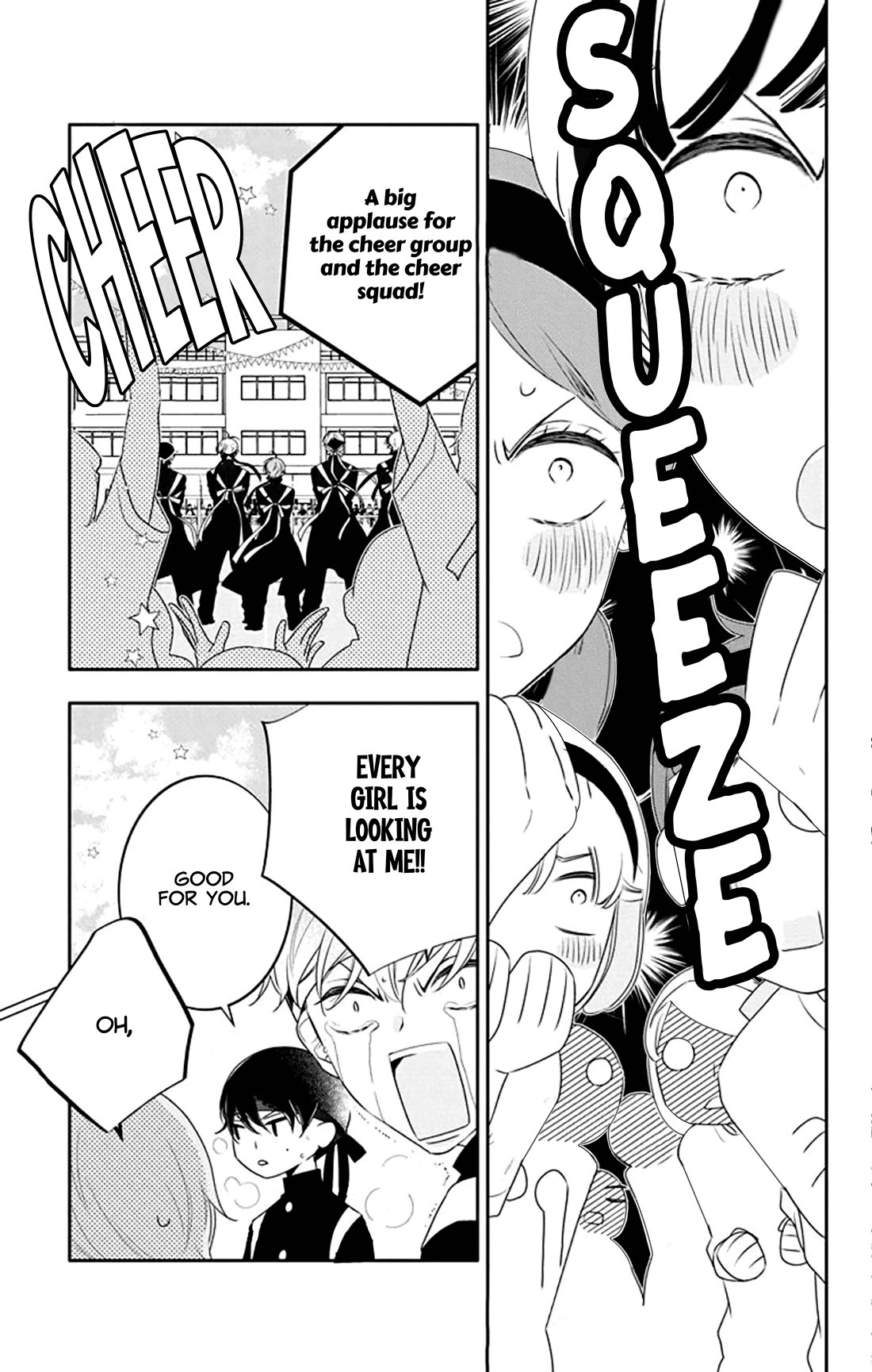Koi ni Mudaguchi Chapter 32 page 28 - Chapter 32: Smile and cheer group.