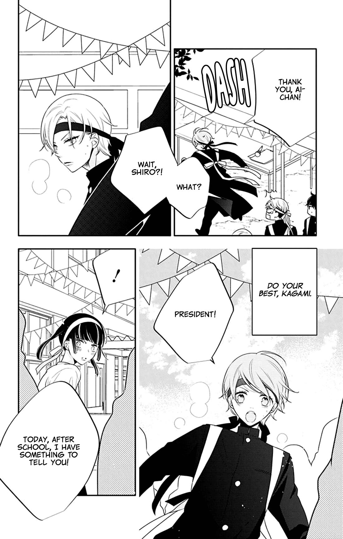 Koi ni Mudaguchi Chapter 32 page 29 - Chapter 32: Smile and cheer group.