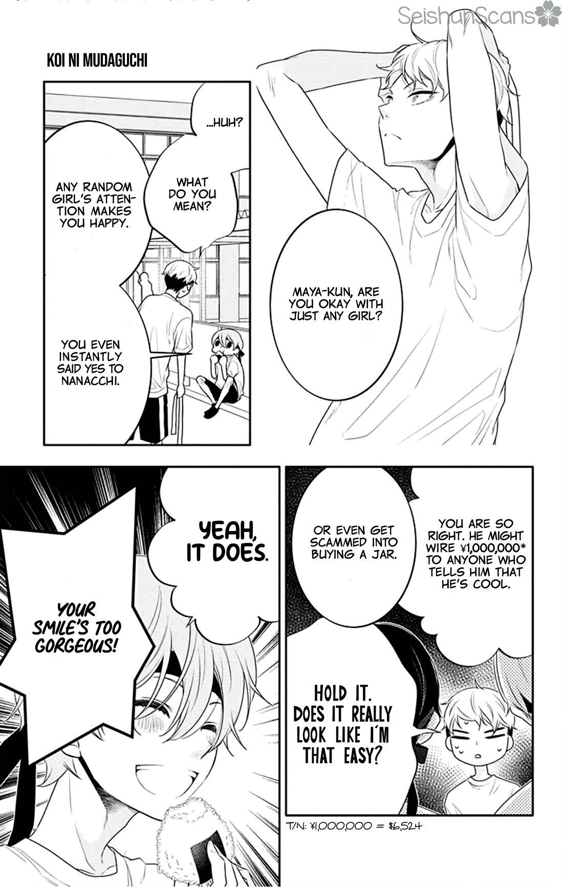 Koi ni Mudaguchi Chapter 33 page 6 - Chapter 33: 5.3 times more special.