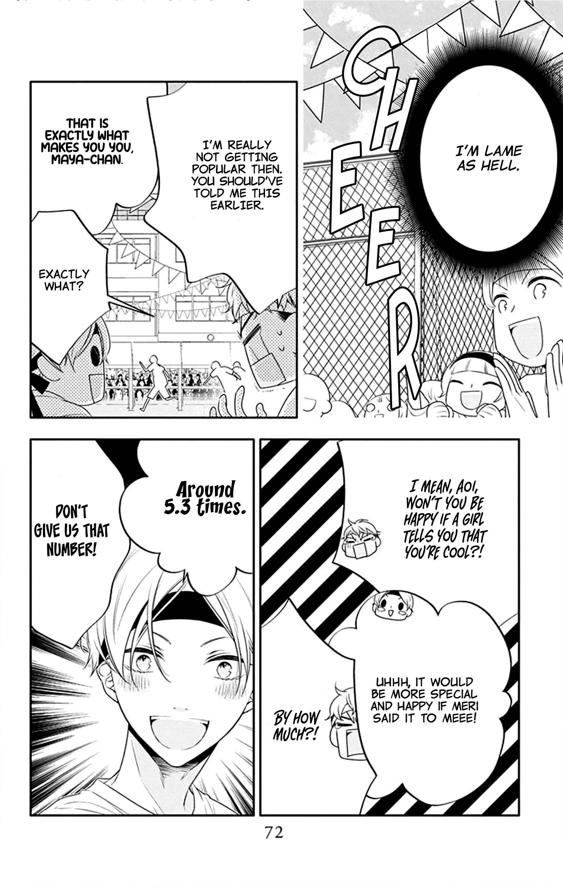 Koi ni Mudaguchi Chapter 33 page 7 - Chapter 33: 5.3 times more special.