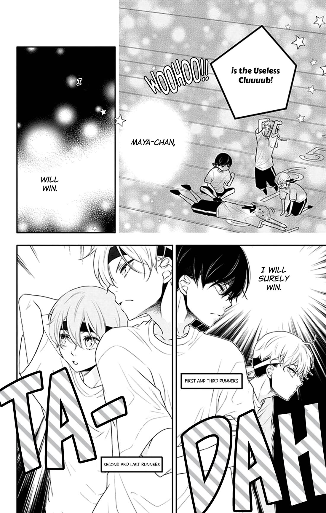 Koi ni Mudaguchi Chapter 34 page 19 - Chapter 34: Club leader and fingernail mark.