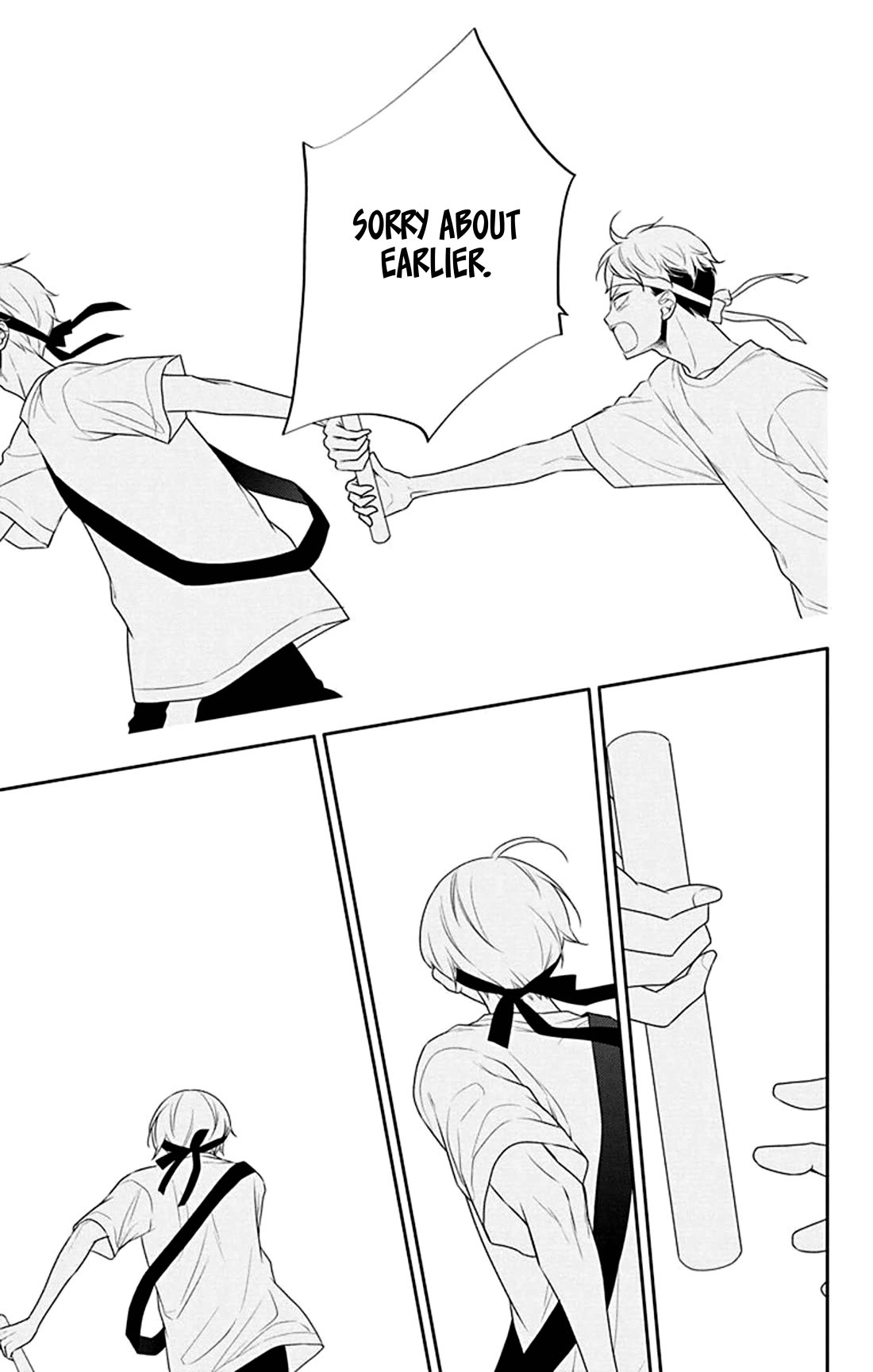 Koi ni Mudaguchi Chapter 34 page 24 - Chapter 34: Club leader and fingernail mark.