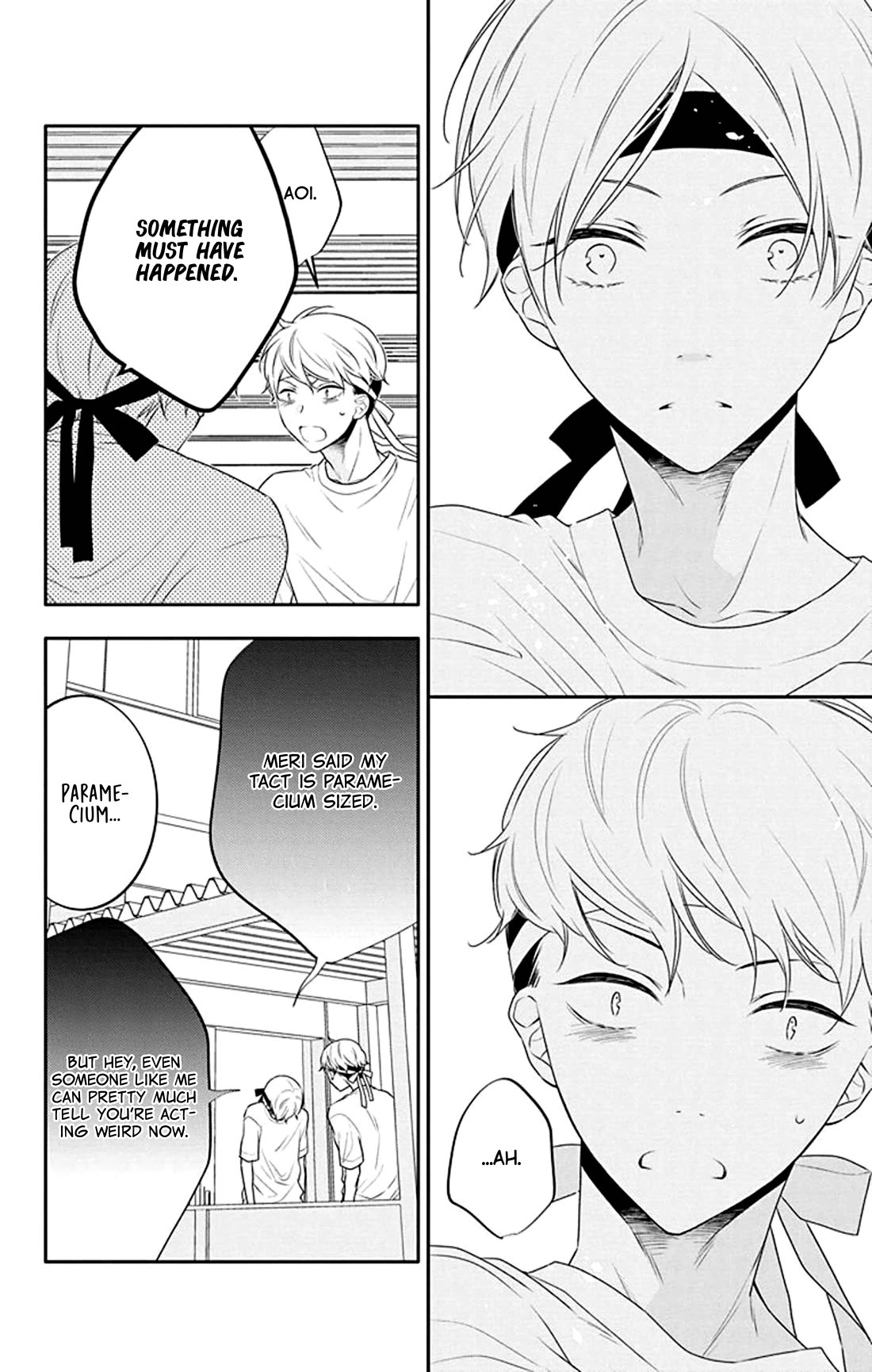 Koi ni Mudaguchi Chapter 34 page 7 - Chapter 34: Club leader and fingernail mark.