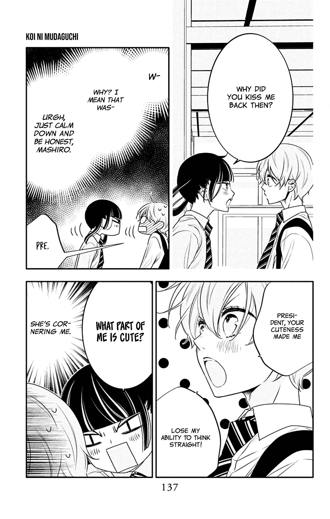 Koi ni Mudaguchi Chapter 35 page 8 - Chapter 35: Love and way home.