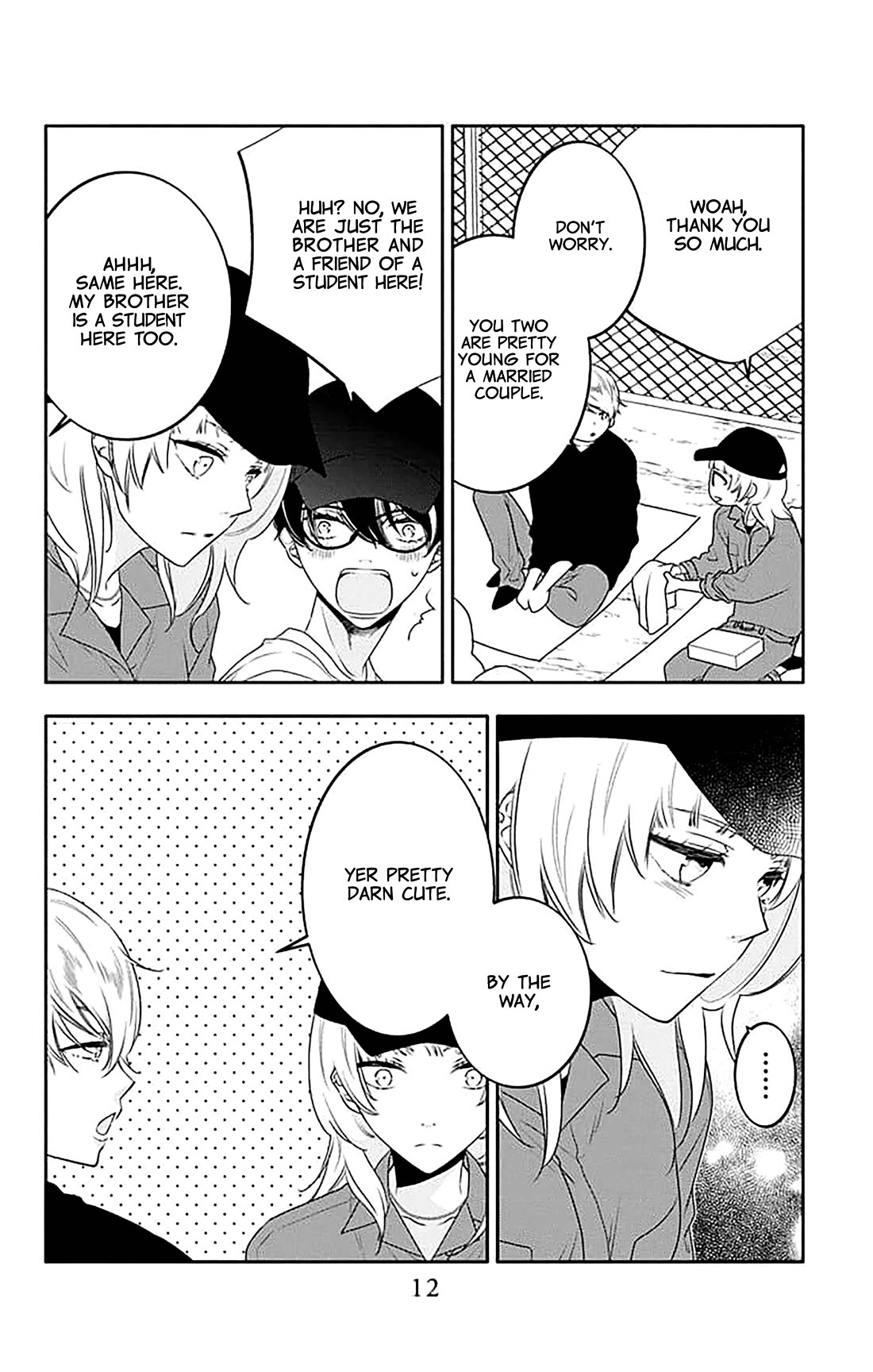 Koi ni Mudaguchi Chapter 36 page 14 - Chapter 36: Honesty and mole.