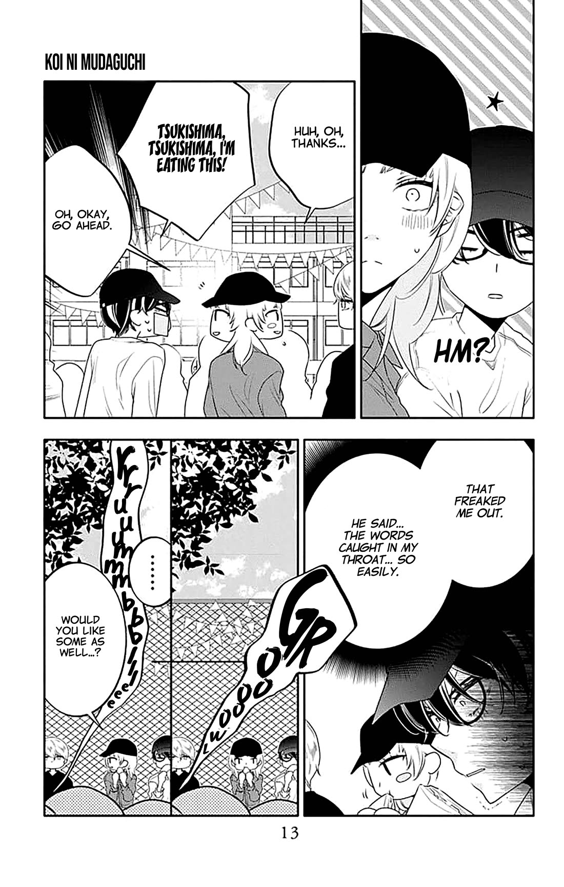Koi ni Mudaguchi Chapter 36 page 15 - Chapter 36: Honesty and mole.