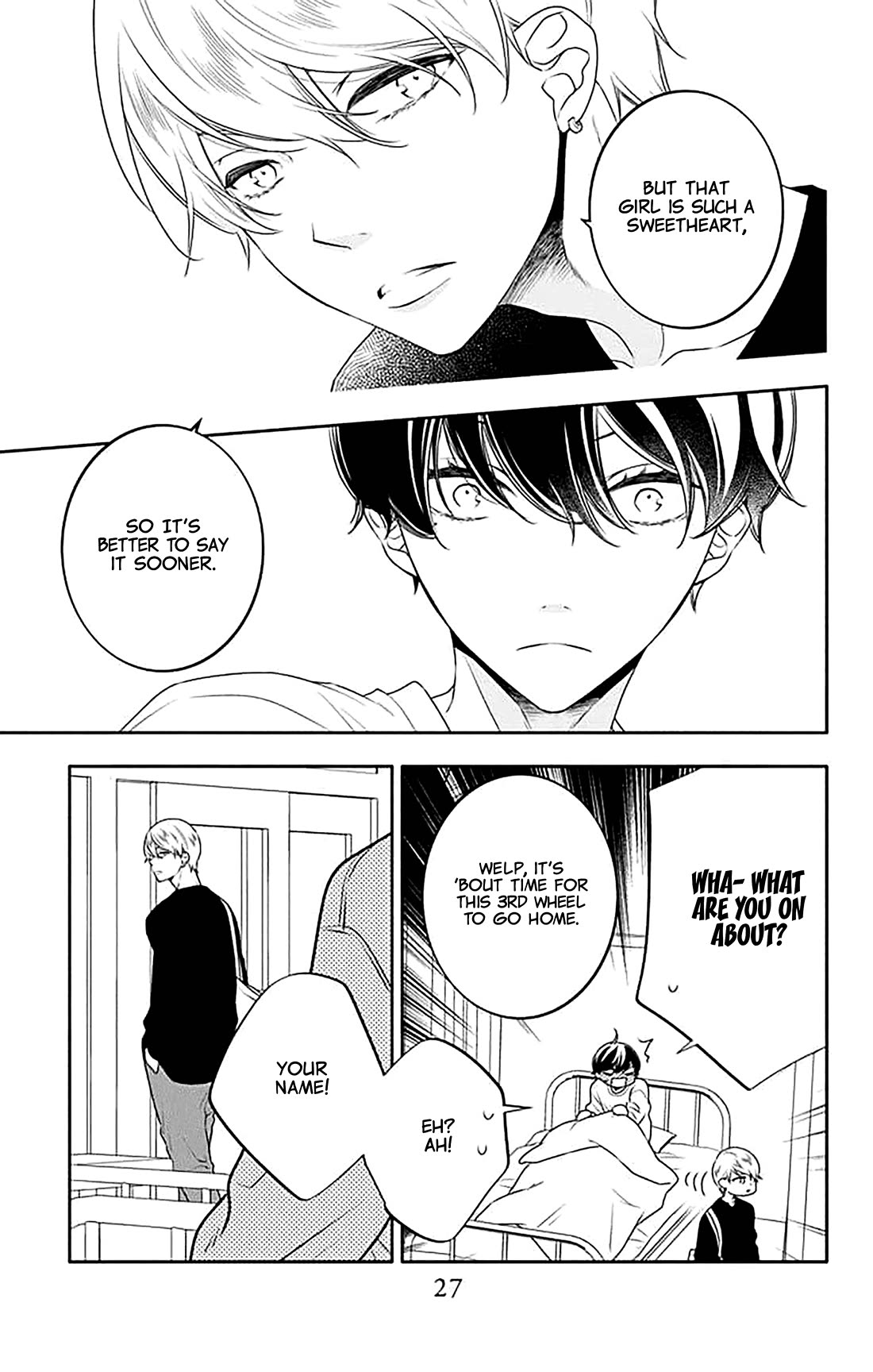 Koi ni Mudaguchi Chapter 36 page 29 - Chapter 36: Honesty and mole.