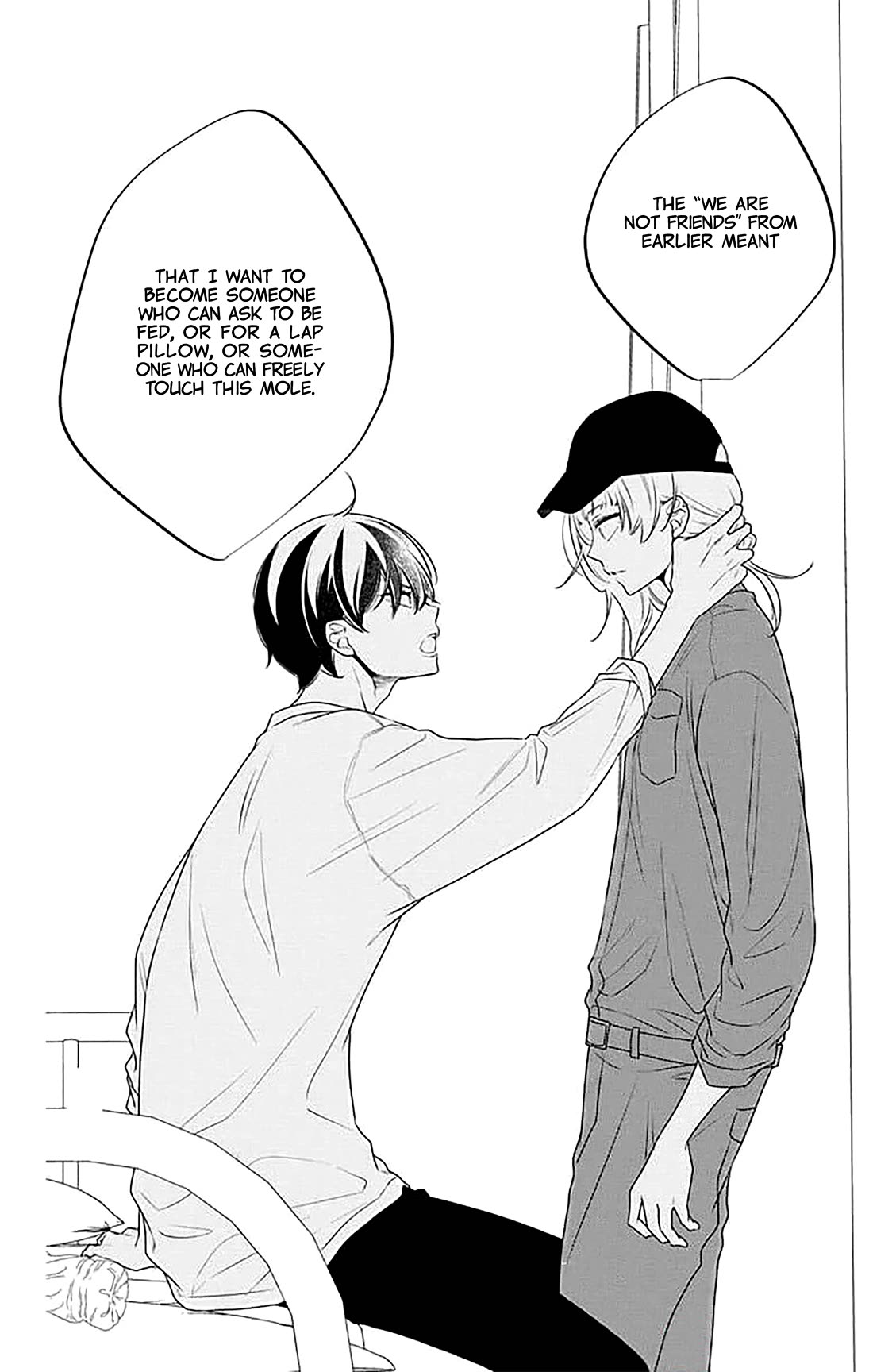 Koi ni Mudaguchi Chapter 36 page 32 - Chapter 36: Honesty and mole.