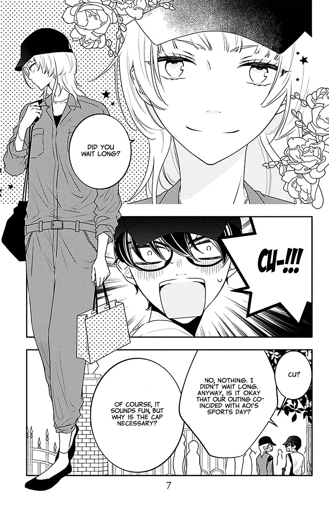 Koi ni Mudaguchi Chapter 36 page 9 - Chapter 36: Honesty and mole.
