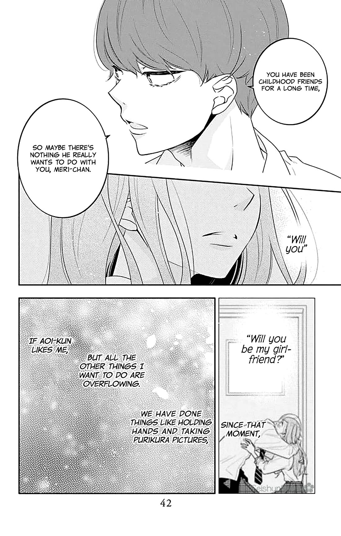 Koi ni Mudaguchi Chapter 37 page 11 - Chapter 37: Overflowing and 100 million times.