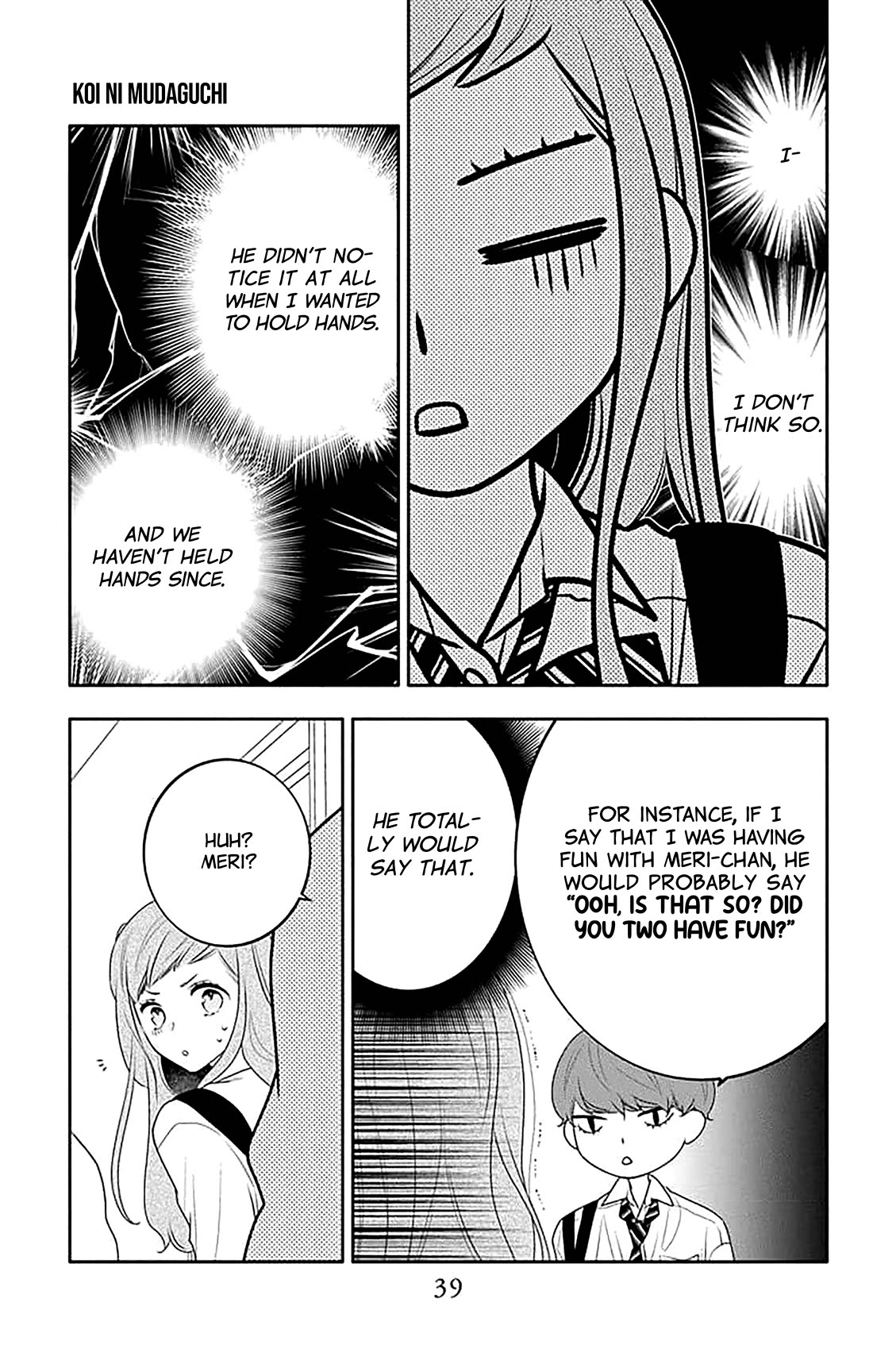 Koi ni Mudaguchi Chapter 37 page 8 - Chapter 37: Overflowing and 100 million times.