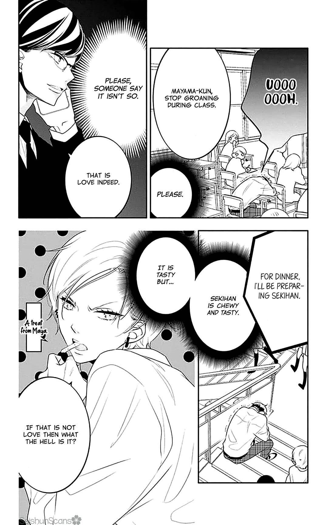 Koi ni Mudaguchi Chapter 38 page 11 - Chapter 38: Sekihan y 50 losses.