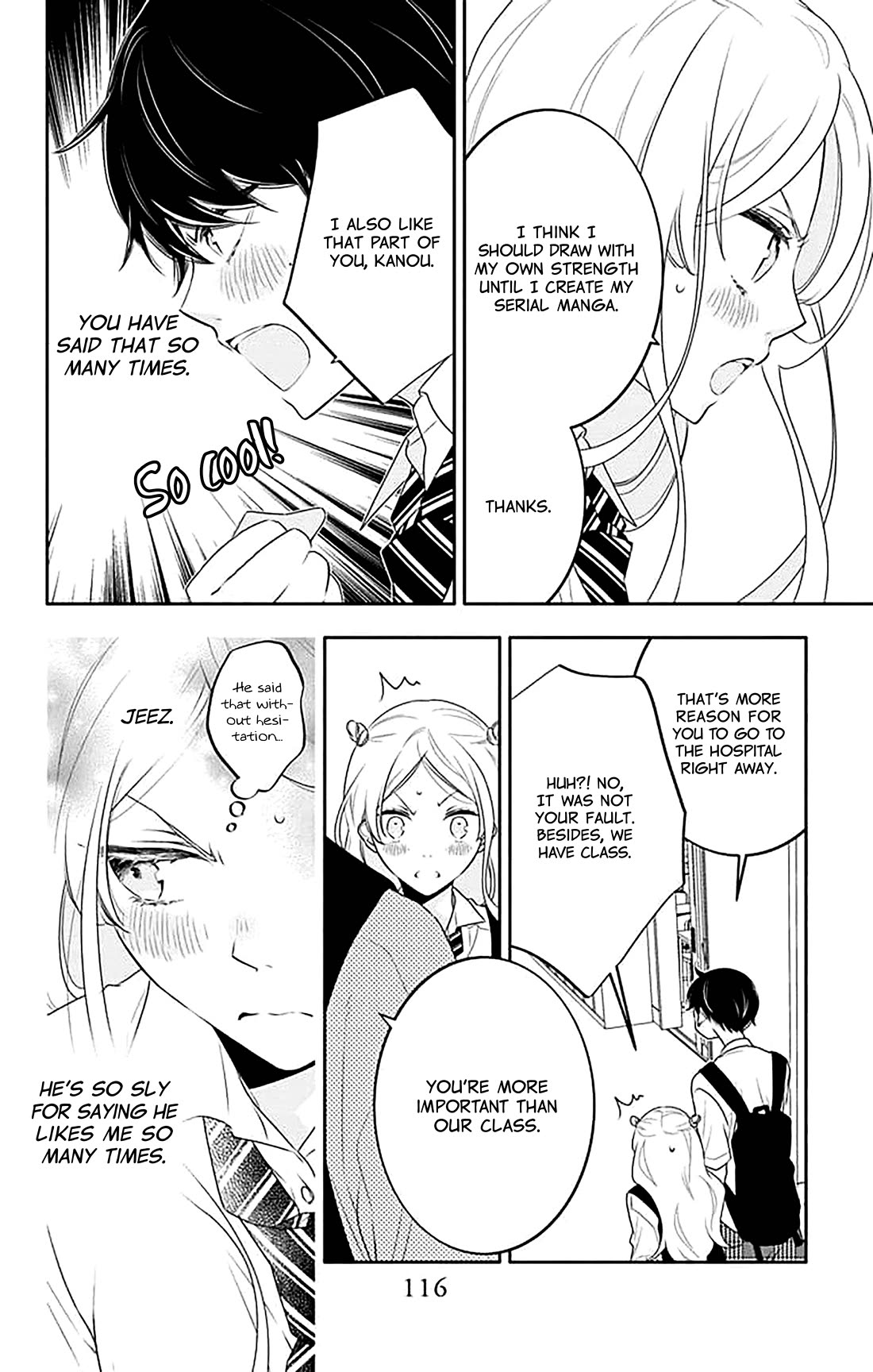 Koi ni Mudaguchi Chapter 39 page 12 - Chapter 39: Loaf of bread and shoujo manga artist (temporary).
