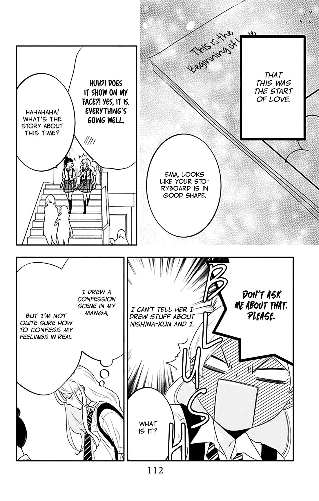 Koi ni Mudaguchi Chapter 39 page 8 - Chapter 39: Loaf of bread and shoujo manga artist (temporary).