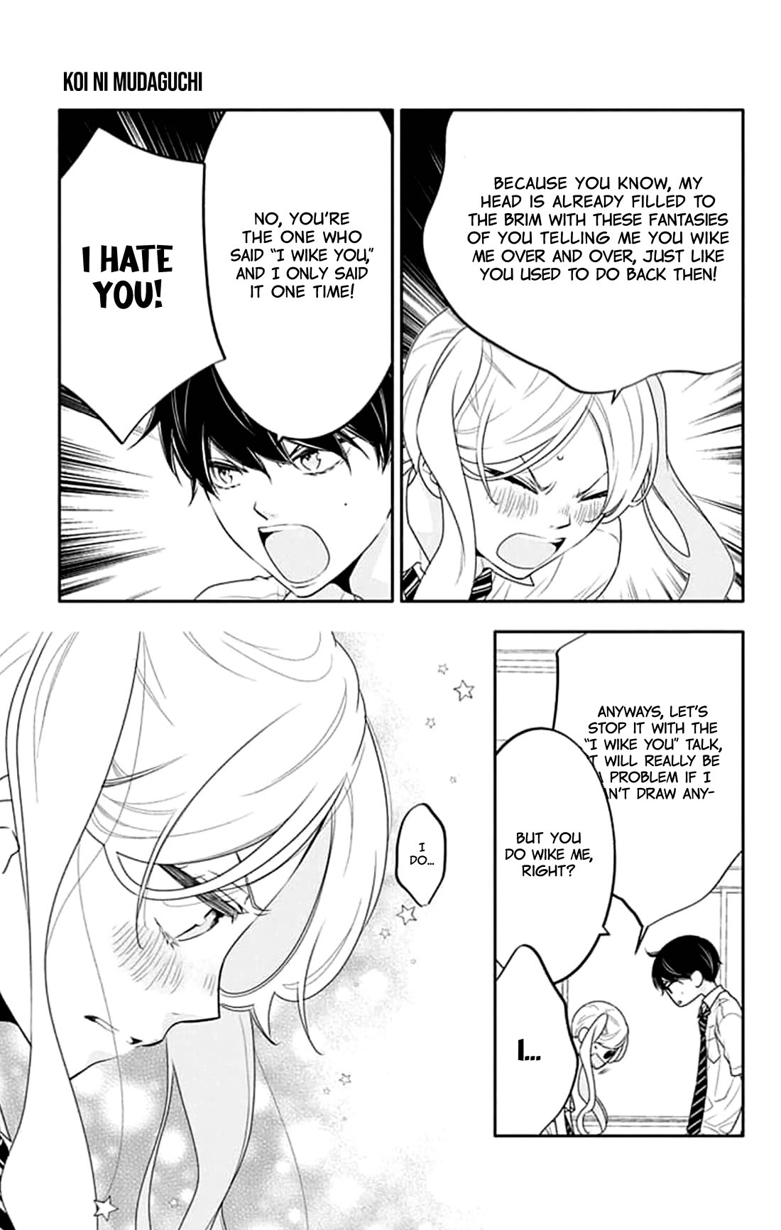 Koi ni Mudaguchi Chapter 41 page 12 - Chapter 41: A thousand needles per second.