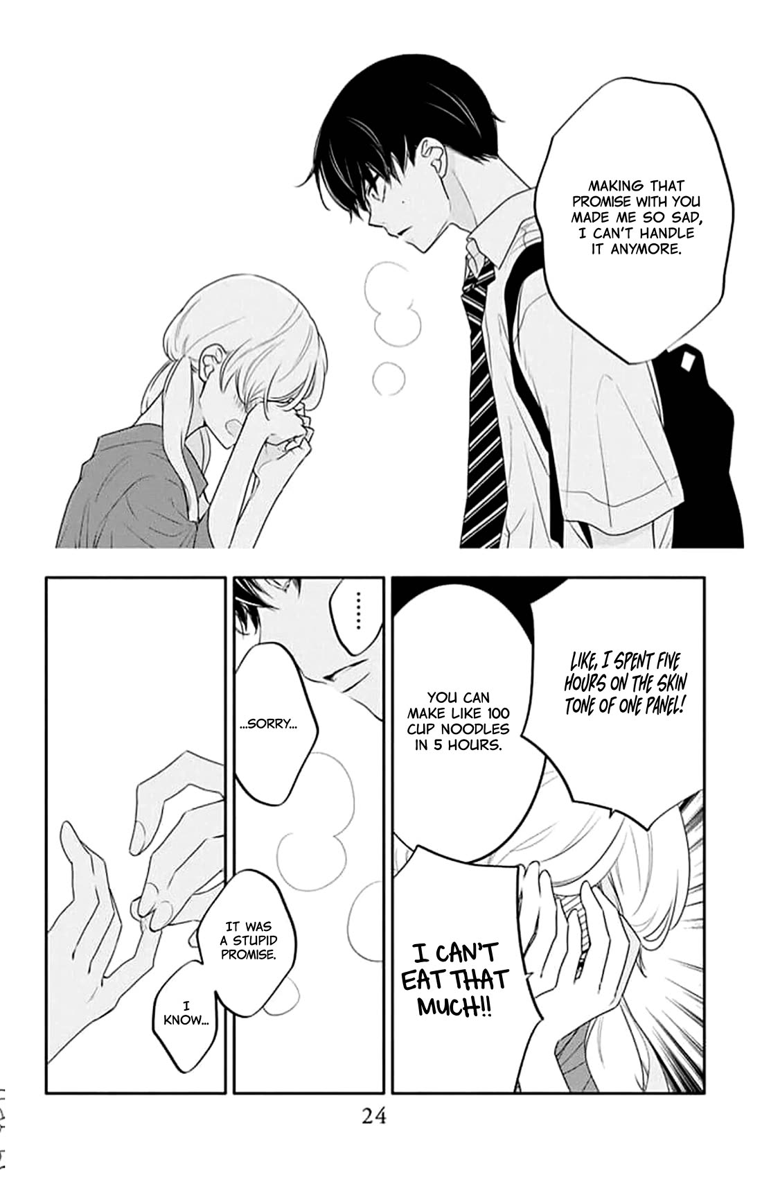 Koi ni Mudaguchi Chapter 41 page 25 - Chapter 41: A thousand needles per second.