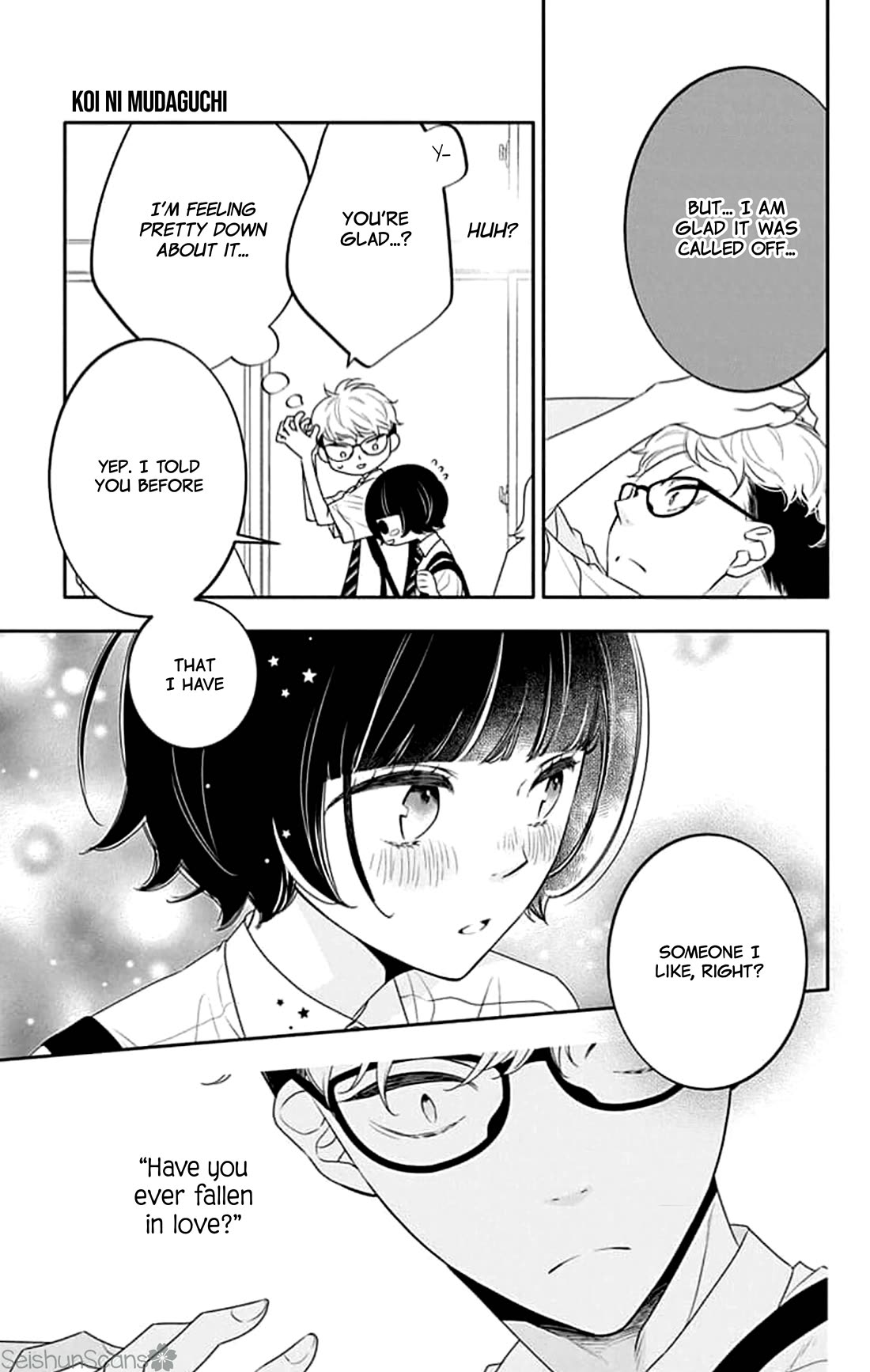 Koi ni Mudaguchi Chapter 41 page 8 - Chapter 41: A thousand needles per second.