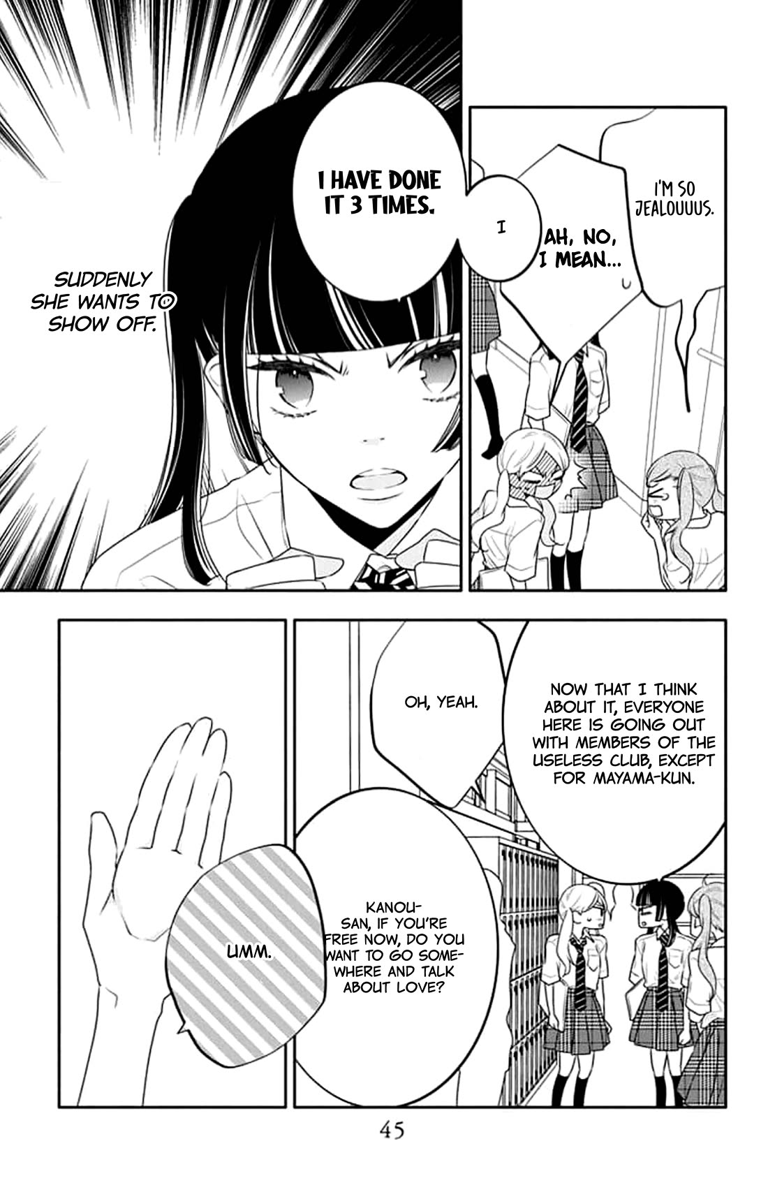 Koi ni Mudaguchi Chapter 42 page 11 - Chapter 42: Kiss and diamond.