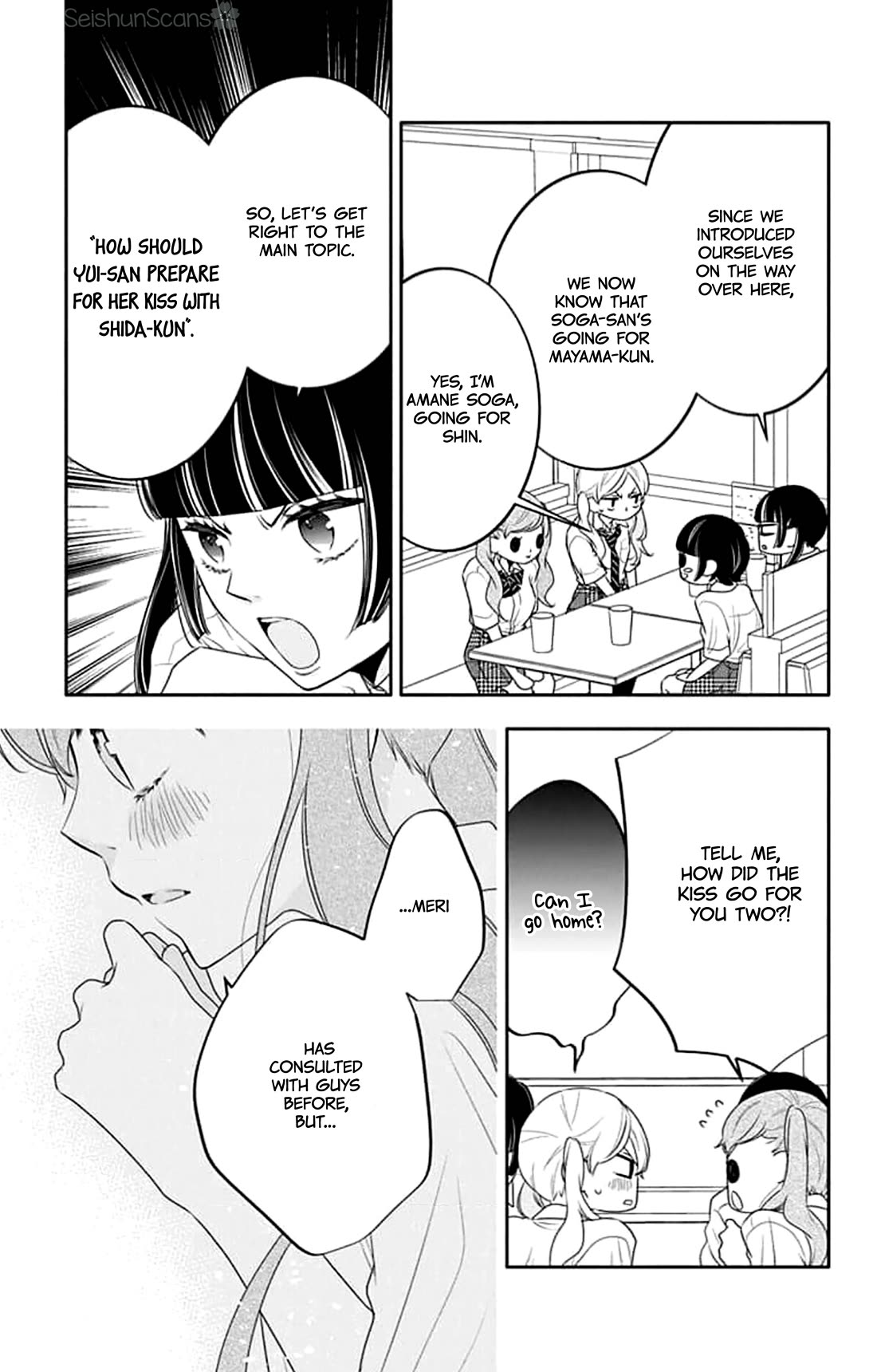 Koi ni Mudaguchi Chapter 42 page 15 - Chapter 42: Kiss and diamond.