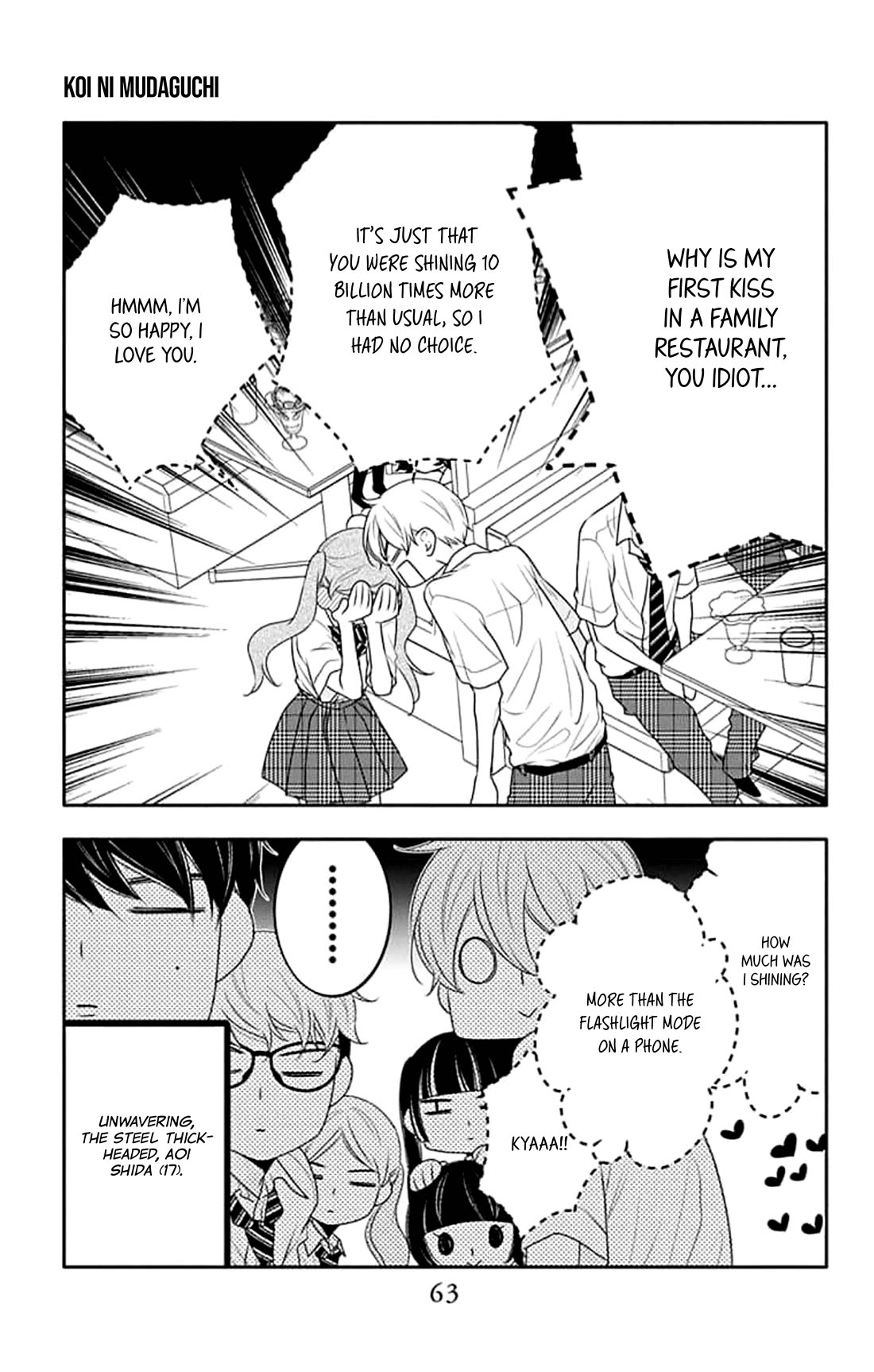 Koi ni Mudaguchi Chapter 42 page 29 - Chapter 42: Kiss and diamond.