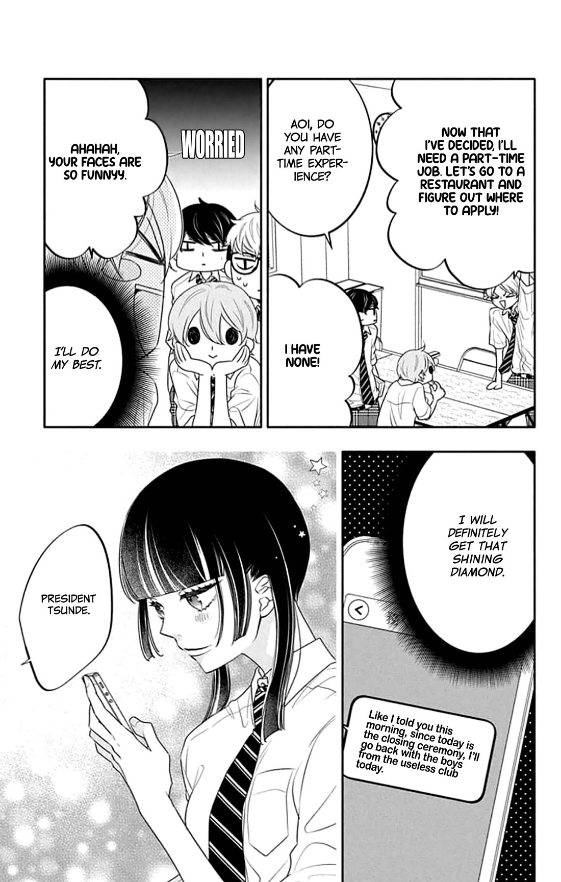 Koi ni Mudaguchi Chapter 42 page 7 - Chapter 42: Kiss and diamond.