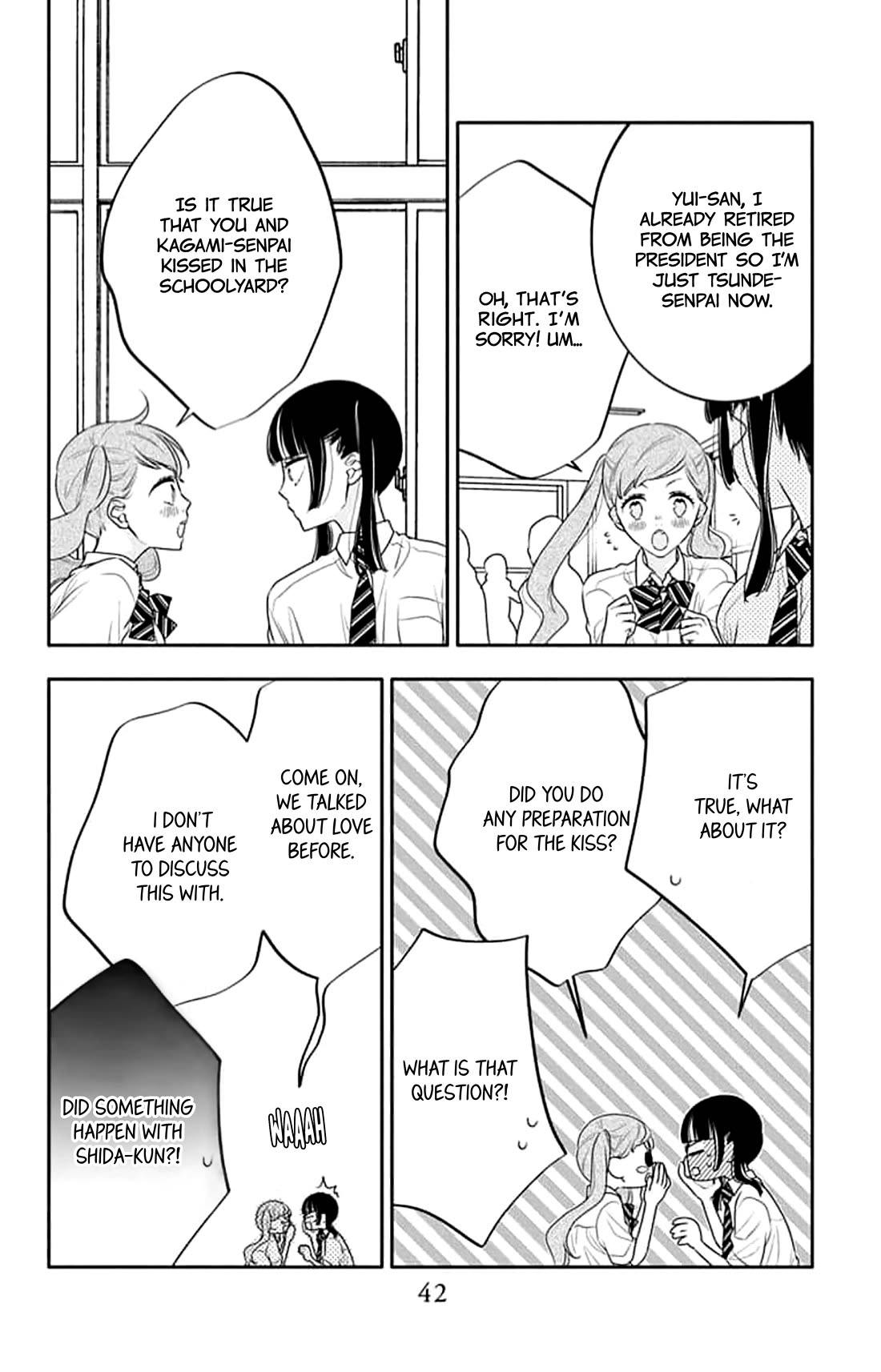 Koi ni Mudaguchi Chapter 42 page 8 - Chapter 42: Kiss and diamond.