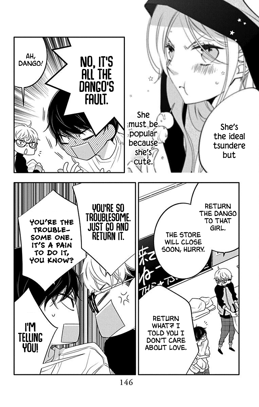 Koi ni Mudaguchi Chapter 5 page 14 - Chapter 5: Dango Kiss