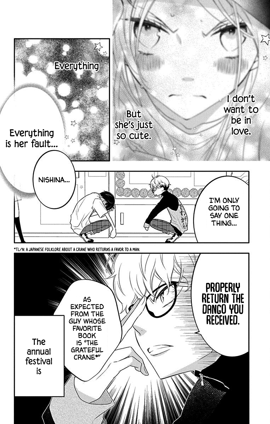 Koi ni Mudaguchi Chapter 5 page 6 - Chapter 5: Dango Kiss