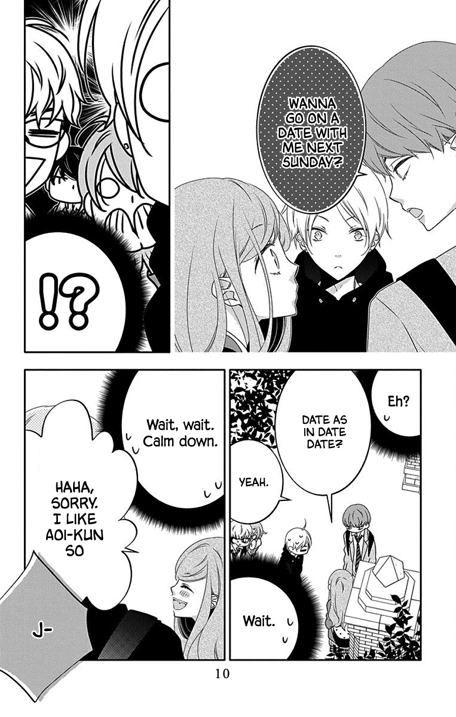 Koi ni Mudaguchi Chapter 6 page 11 - Chapter 6: Sneeze on a Date