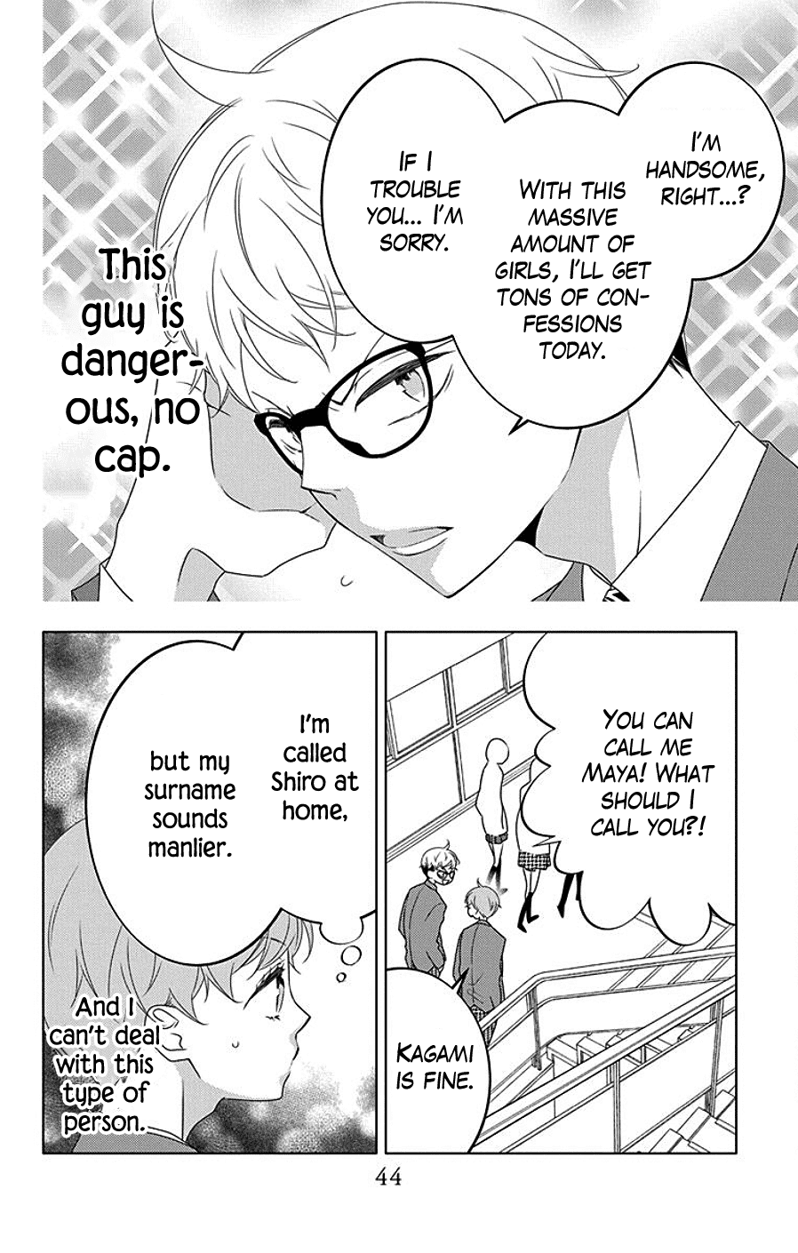 Koi ni Mudaguchi Chapter 7 page 12 - Chapter 7: Comparing Heights and Bubble Tea