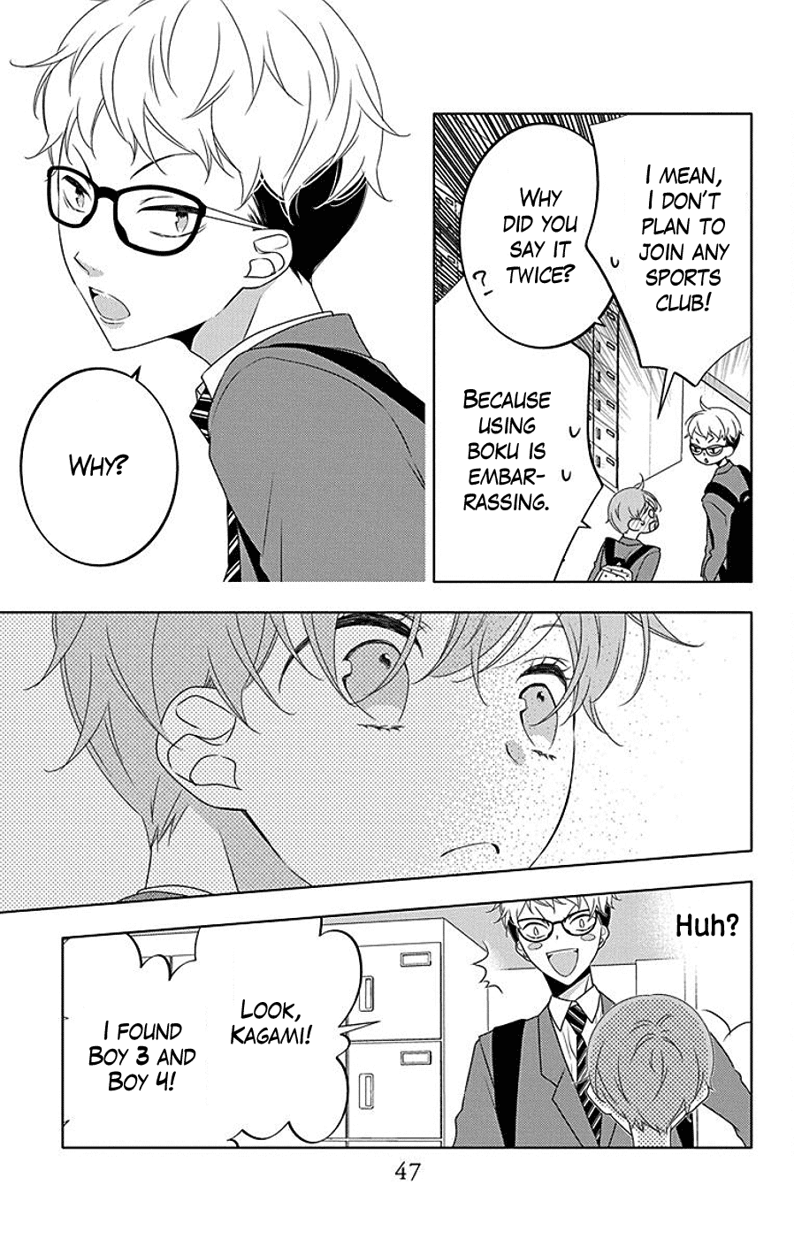 Koi ni Mudaguchi Chapter 7 page 15 - Chapter 7: Comparing Heights and Bubble Tea