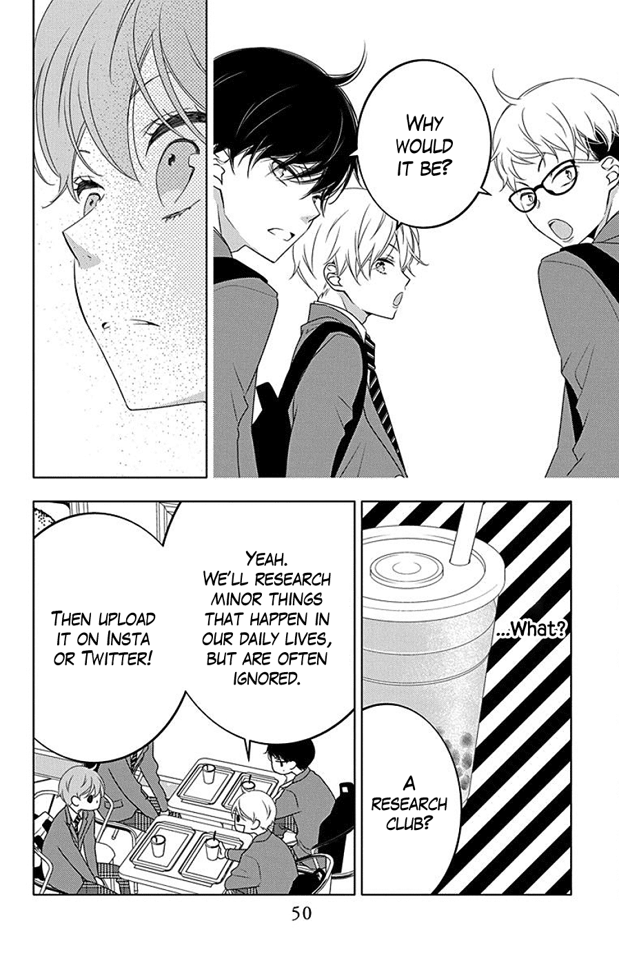 Koi ni Mudaguchi Chapter 7 page 18 - Chapter 7: Comparing Heights and Bubble Tea