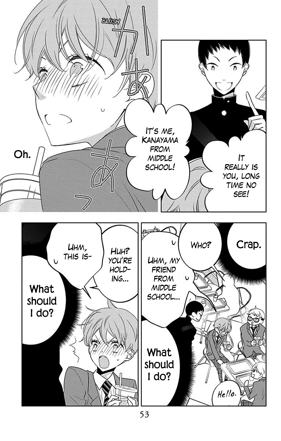 Koi ni Mudaguchi Chapter 7 page 21 - Chapter 7: Comparing Heights and Bubble Tea