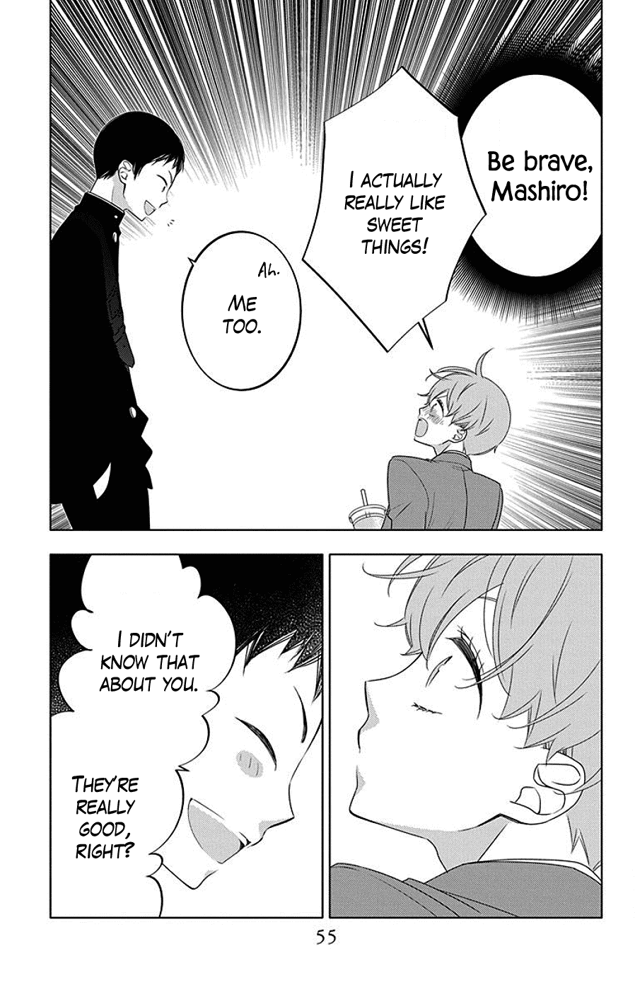 Koi ni Mudaguchi Chapter 7 page 23 - Chapter 7: Comparing Heights and Bubble Tea