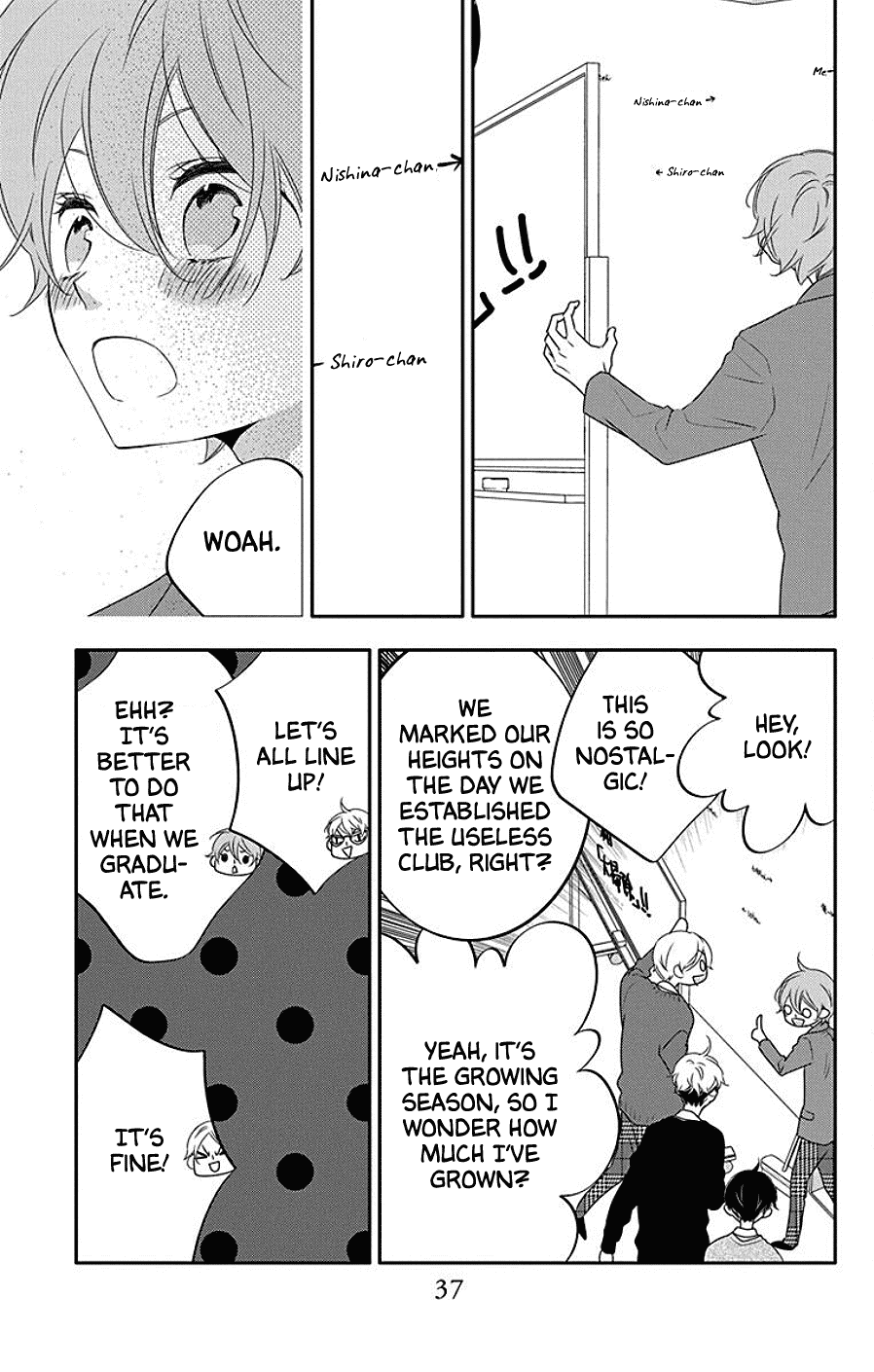 Koi ni Mudaguchi Chapter 7 page 5 - Chapter 7: Comparing Heights and Bubble Tea