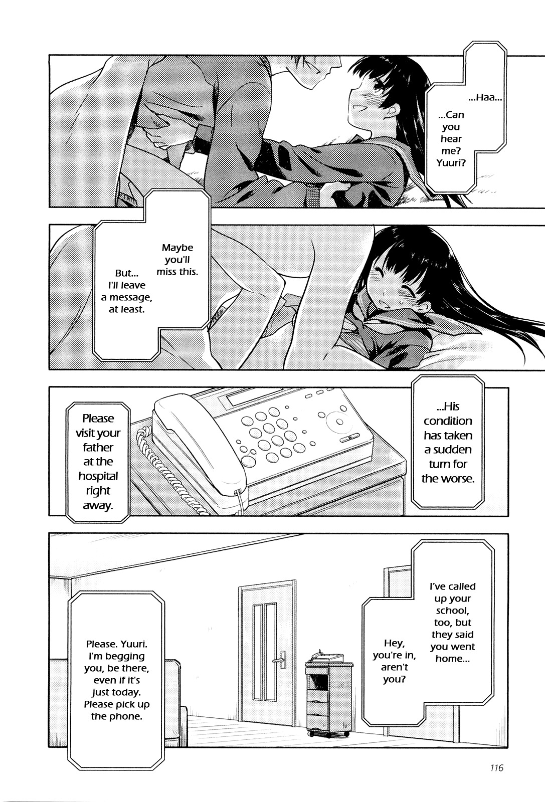 Koi no Kotoba Chapter 8 page 14 - Chapter 8: Be there, even if it's just today.